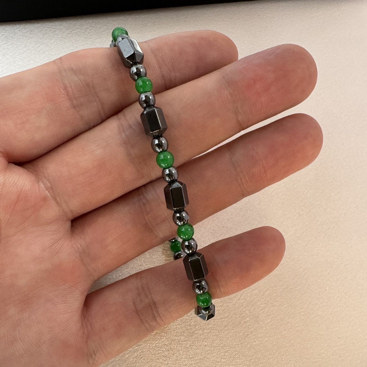 Other Black Obsidian Stretch Beads Bracelet for Men Women Size ONE SIZE - 4 Thumbnail
