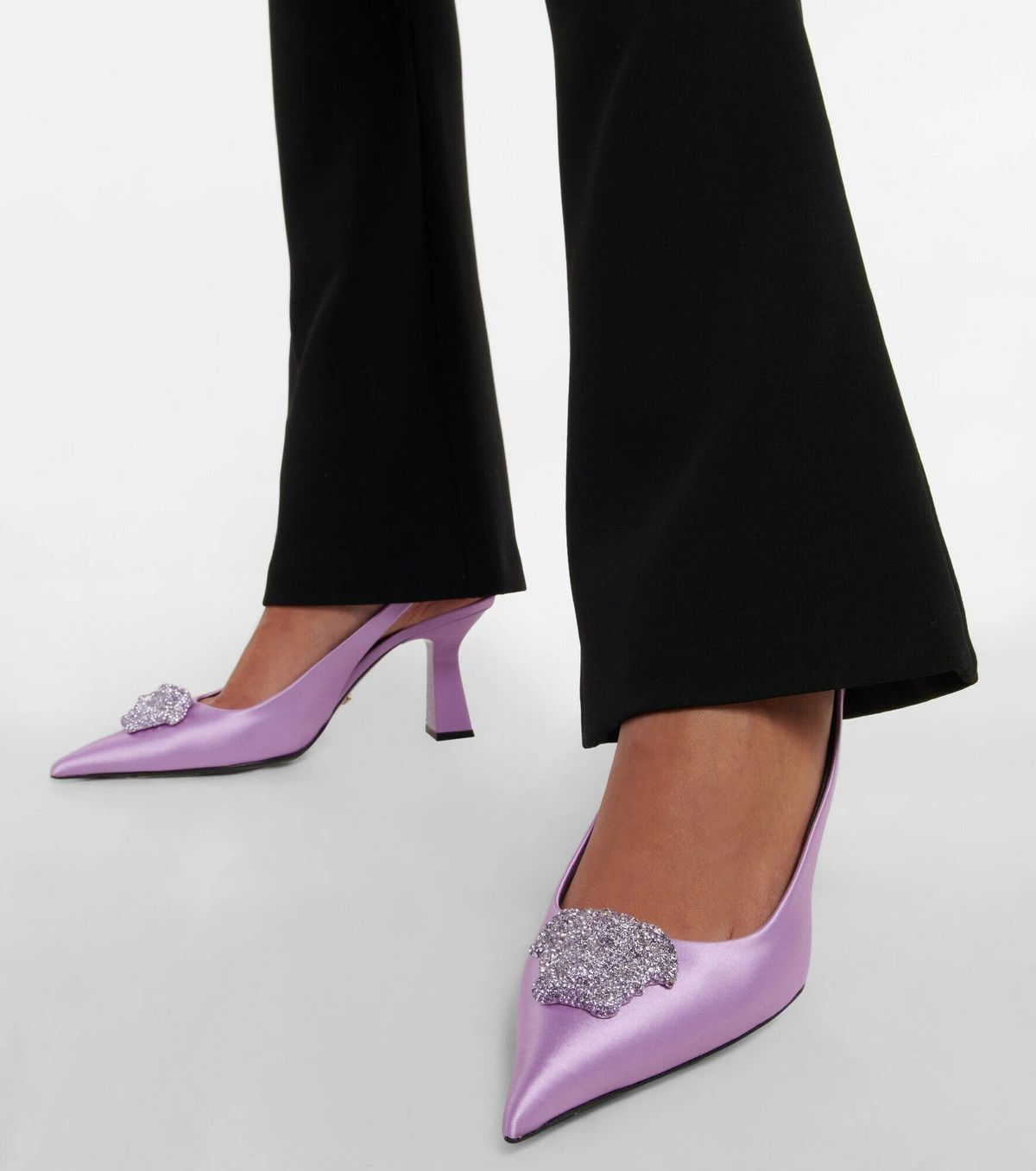 Versace o1y0226 Pumps in Lilac Size US 7 / IT 37 - 4 Thumbnail