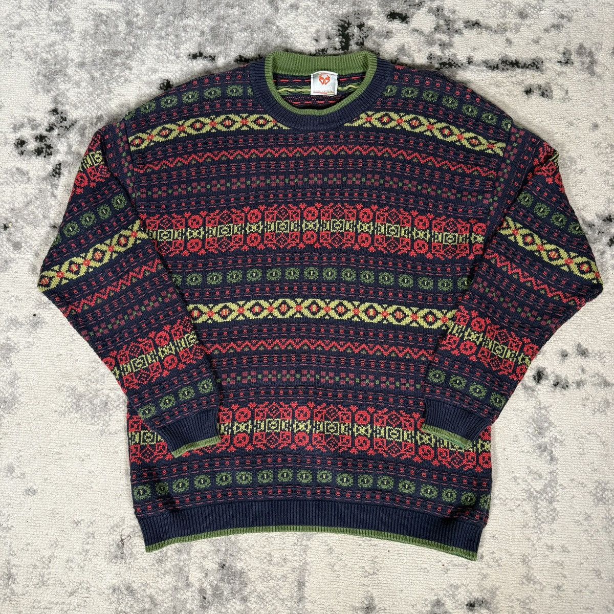 Vintage Vintage Stefanel Made in Italy Heavy Cotton Sweater Size M / US 6-8 / IT 42-44 - 3 Thumbnail