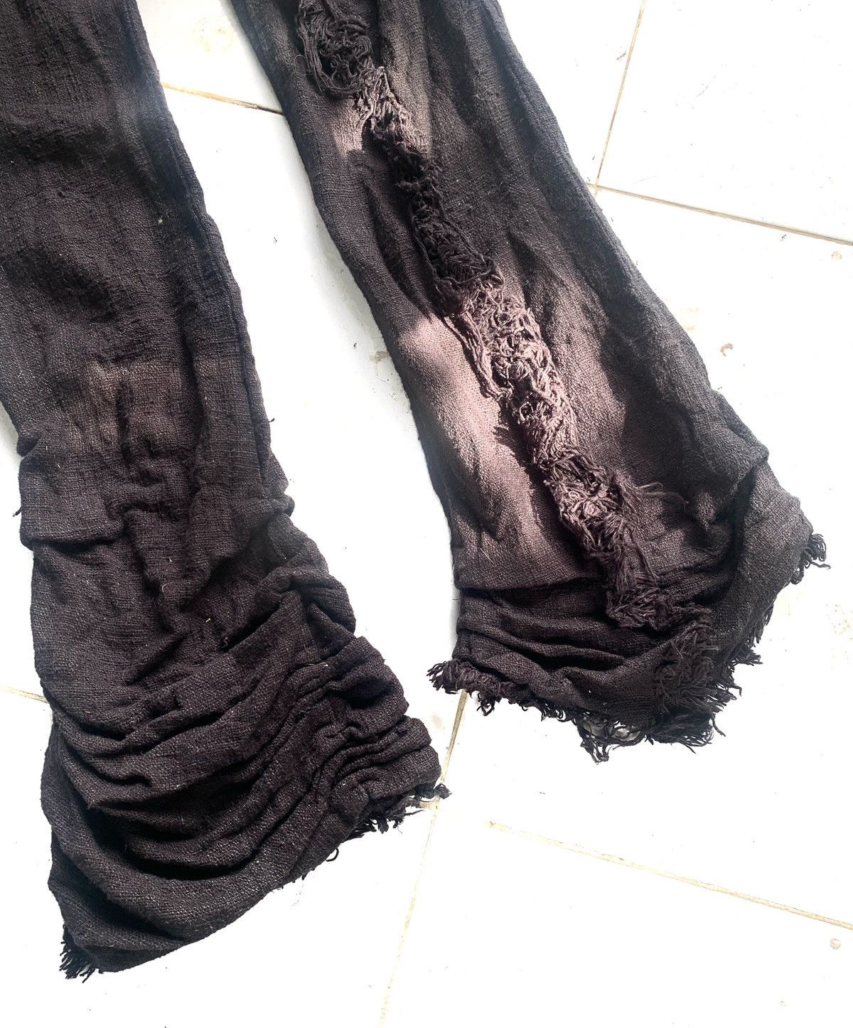 Seditionaries × Vintage Remake Distressed Flare Pants .. Size 29" - 3 Thumbnail