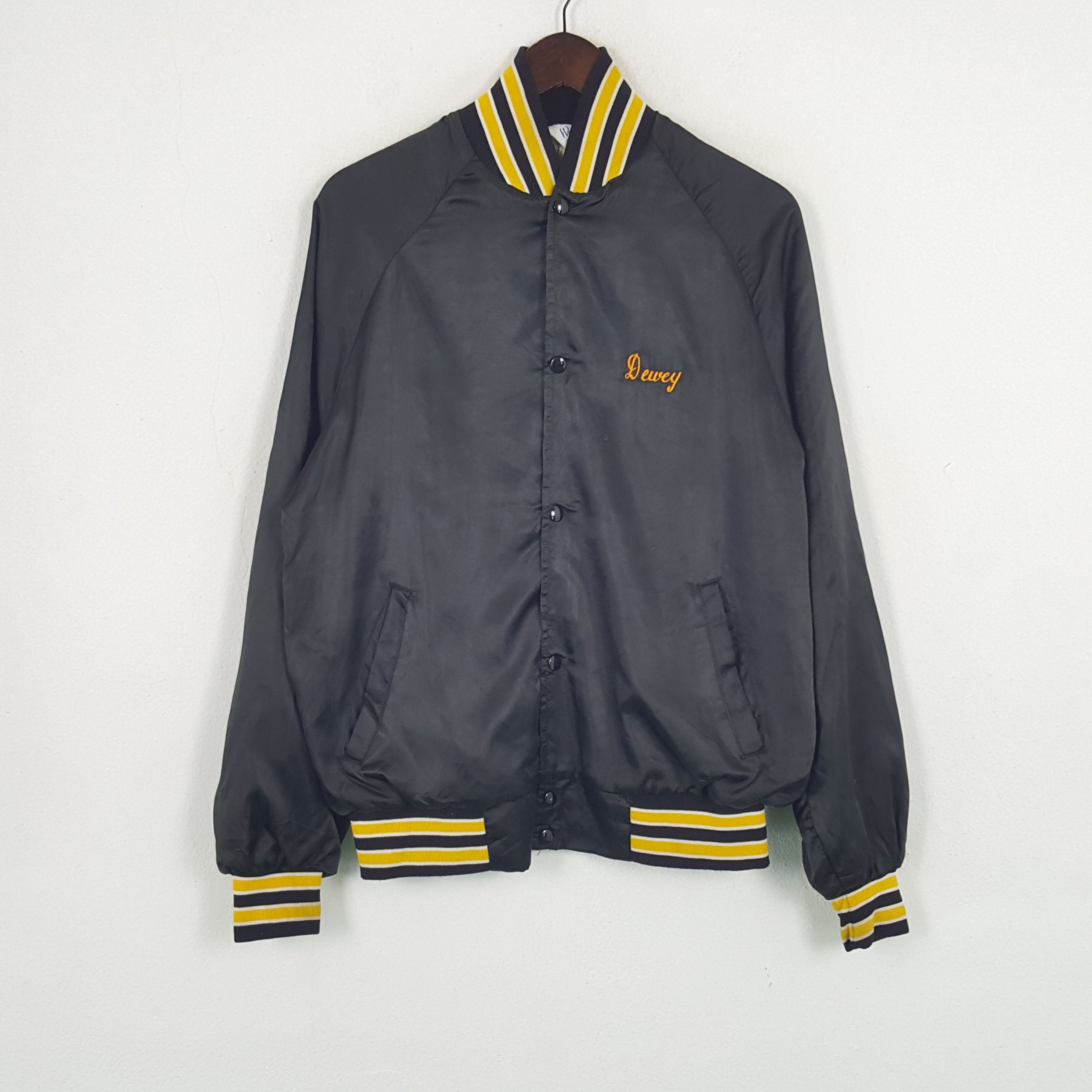 Vintage Vintage Brass Rail Pub Zipper Bomber Jacket Size US L / EU 52-54 / 3 - 3 Thumbnail