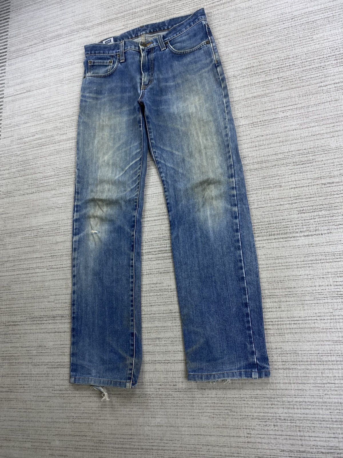 Edwin × Japanese Brand × Vintage Vintage Edwin 403 Japan Distressed Denim Jeans Size US 32 / EU 48 - 4 Thumbnail