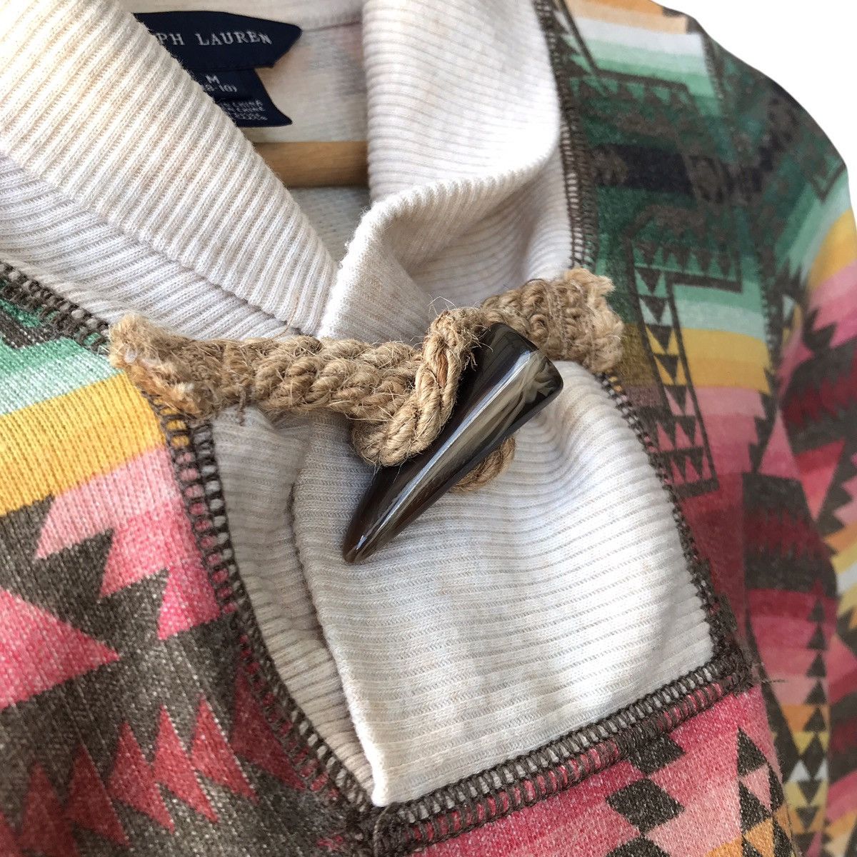 Ralph Lauren Ralph Lauren RL Navajo Shawl Collar Long Pullover Sweater Size M / US 6-8 / IT 42-44 - 6 Thumbnail