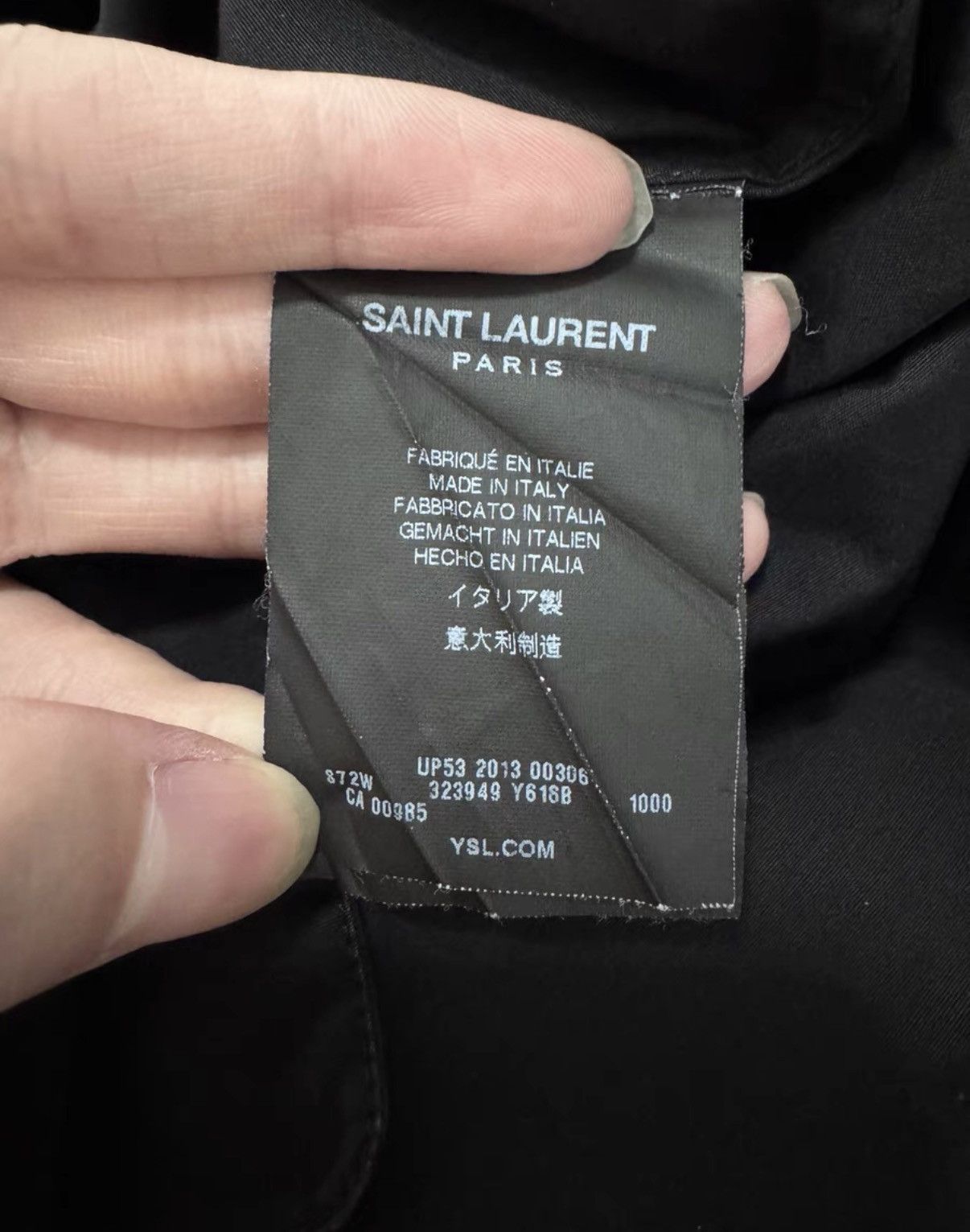 Saint Laurent Paris Saint Laurent (SLP) 13FW Distorted Accordion Pleat Shirt Size US XL / EU 56 / 4 - 6 Thumbnail