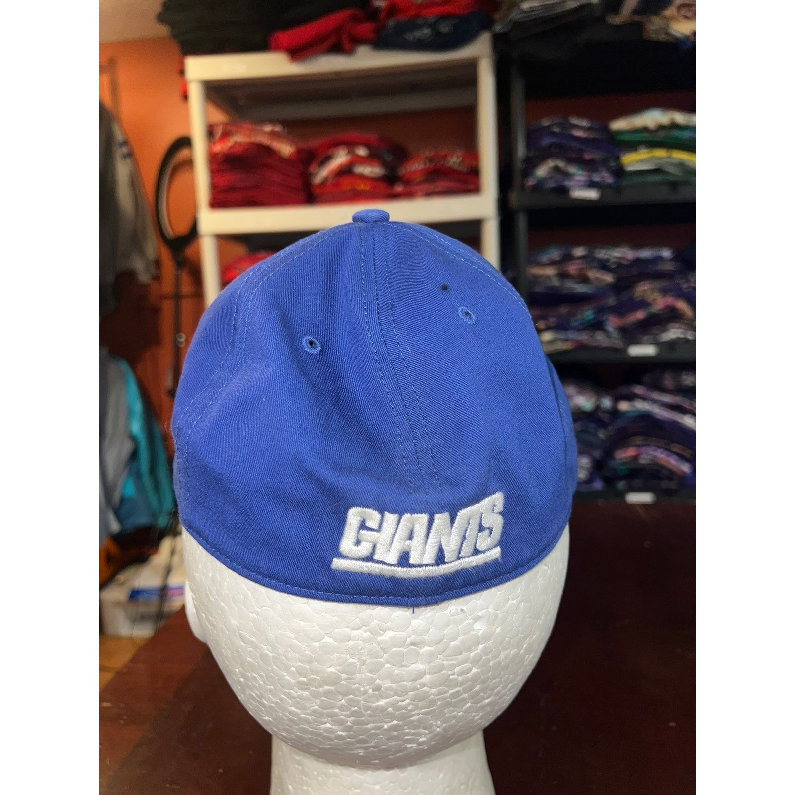 47 Brand New York Giants Hat 47 Brand NFL Football Fitted Cap Small Size ONE SIZE - 4 Thumbnail