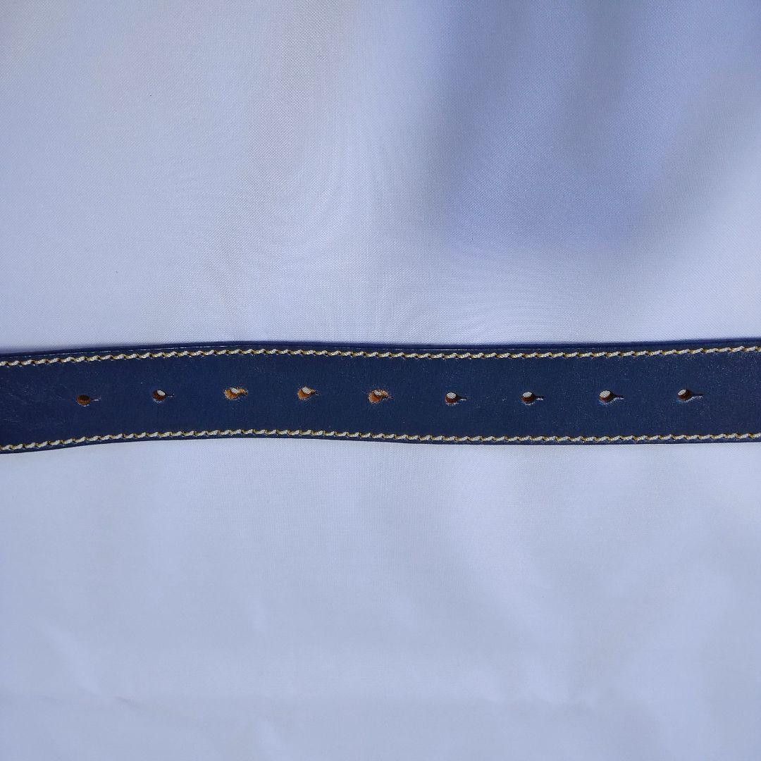 Vivienne Westwood Orb Contrast Stitch Leather Belt Size ONE SIZE - 6 Thumbnail