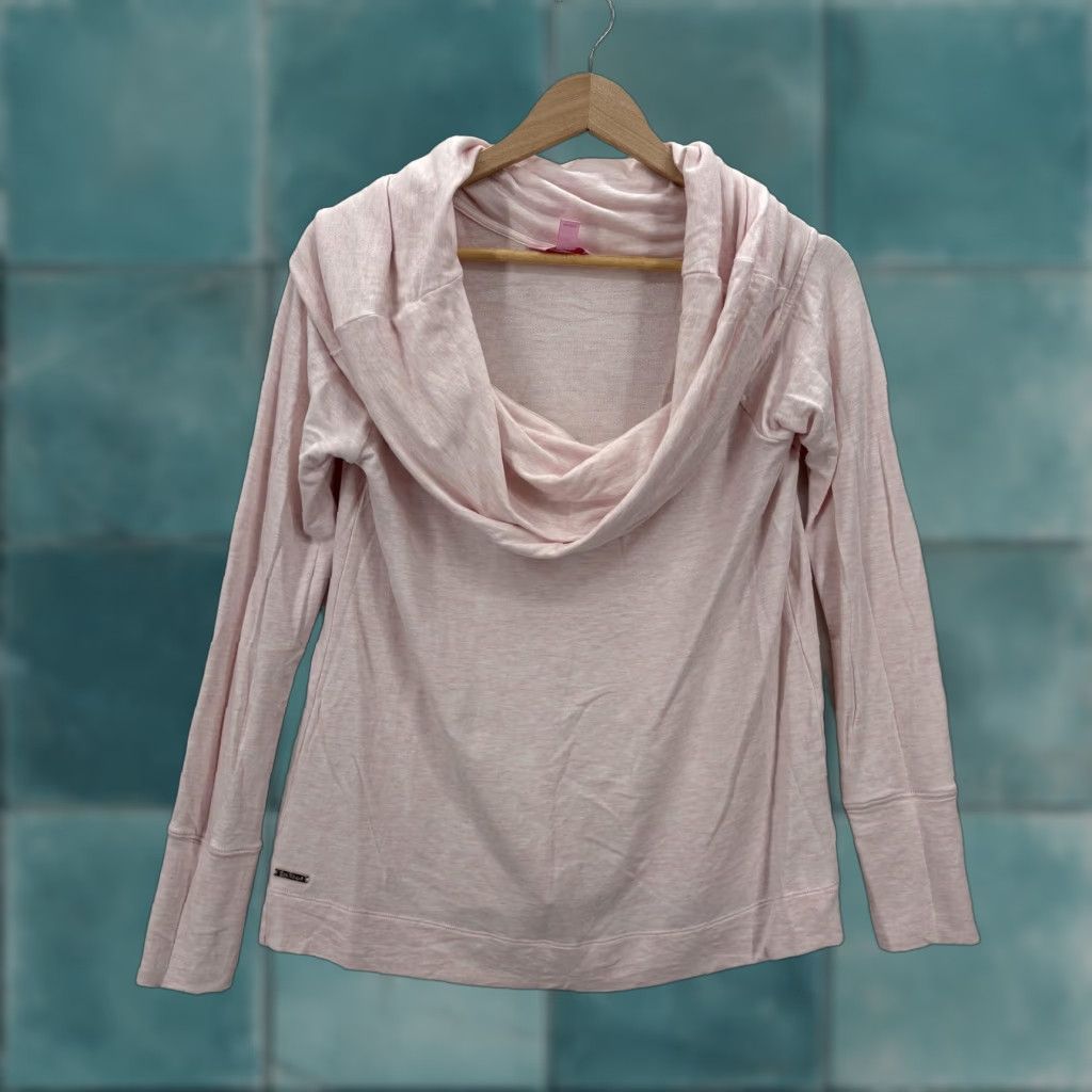 Lilly Pulitzer Lilly Pulitzer Belinda Pullover Shirt Womens Small Pink Cowl Neck Long Sleeve Shirt Womens Small Pink Cowl Neck Long Sleeve Size S / US 4 / IT 40 - 1 Thumbnail