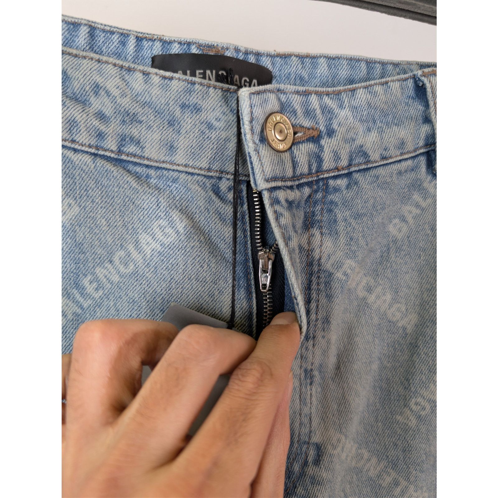 Balenciaga o1rshd1 Cargo Pants in Blue Size US 32 / EU 48 - 6 Thumbnail