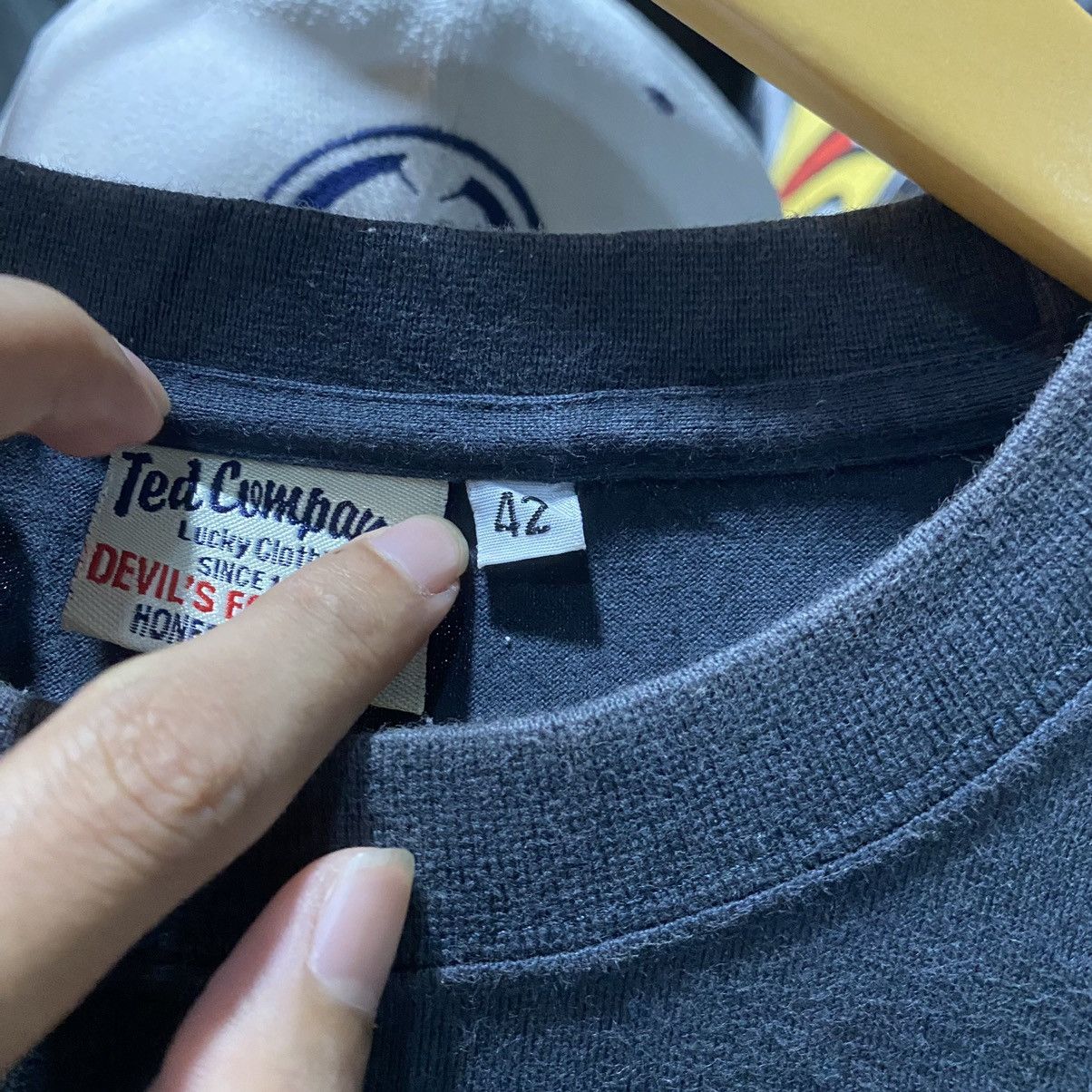 Japanese Brand Rare!! Tedman Company " Red Devils " Perfect Faded Tshirt Size US L / EU 52-54 / 3 - 11 Thumbnail