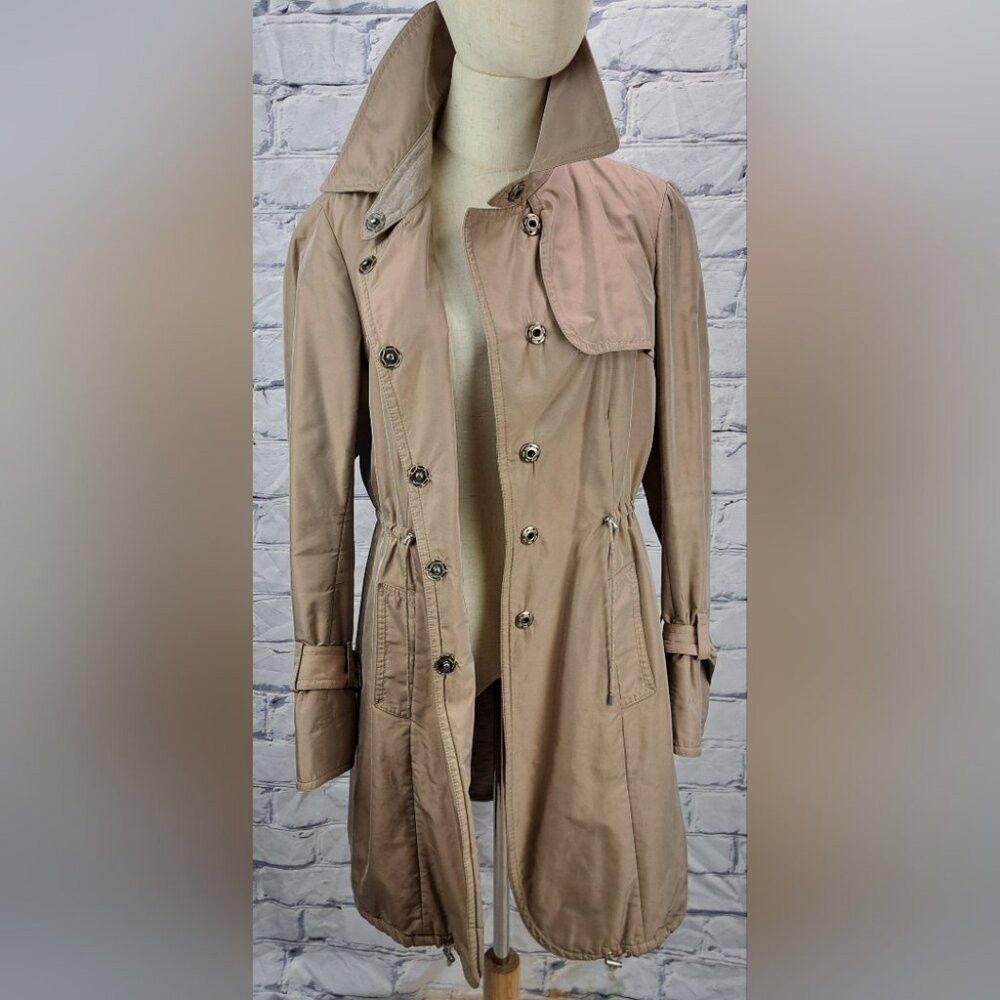 Brunello Cucinelli Brunello Cucinelli Women's Trench Coat Jacket Nylon Silk Ca Size XL / US 12-14 / IT 48-50 - 9 Thumbnail