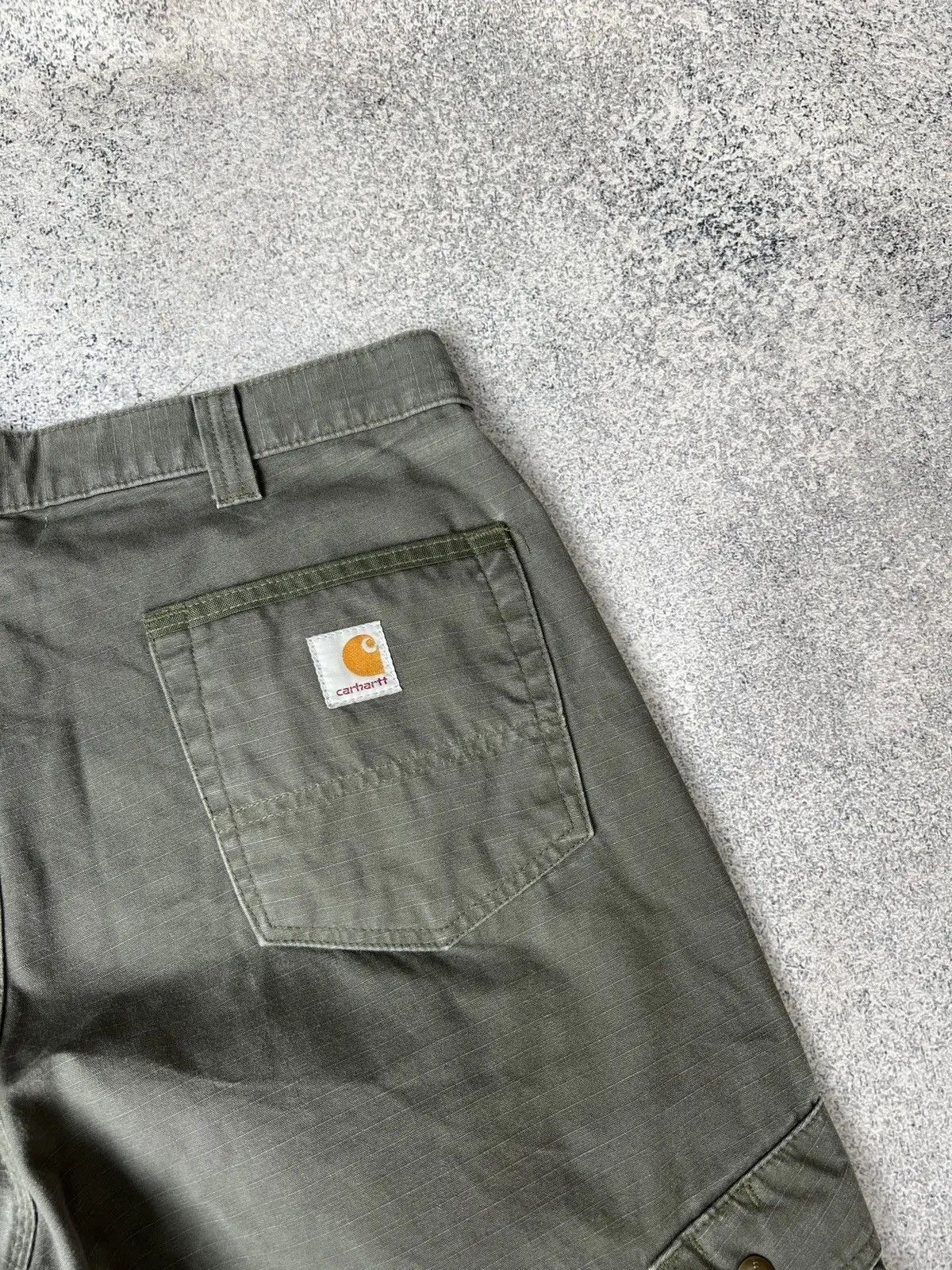 Carhartt × Vintage Vintage CARHARTT RELAXED RIPSTOP CARGO DOUBLE KNEE PANTS Size US 34 / EU 50 - 12 Thumbnail