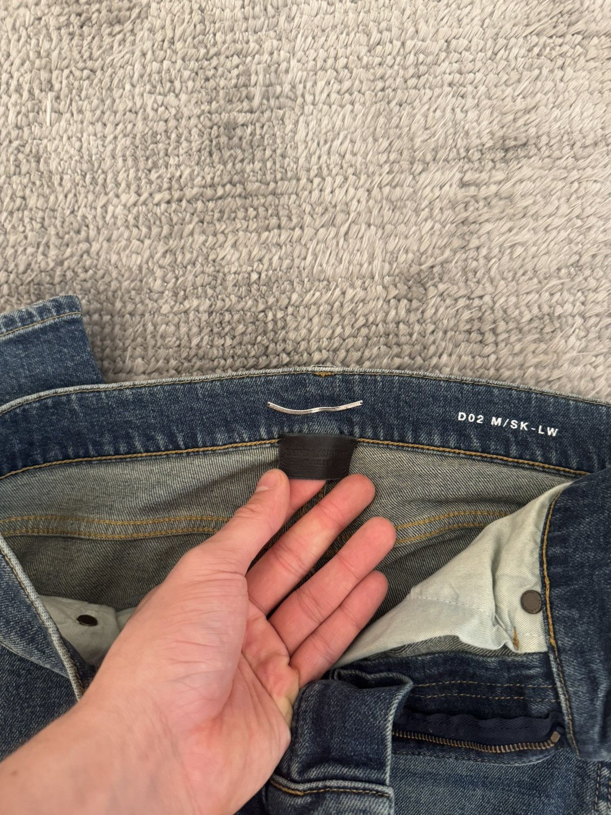 Saint Laurent Paris Saint Laurent Jeans Size US 29 - 4 Thumbnail