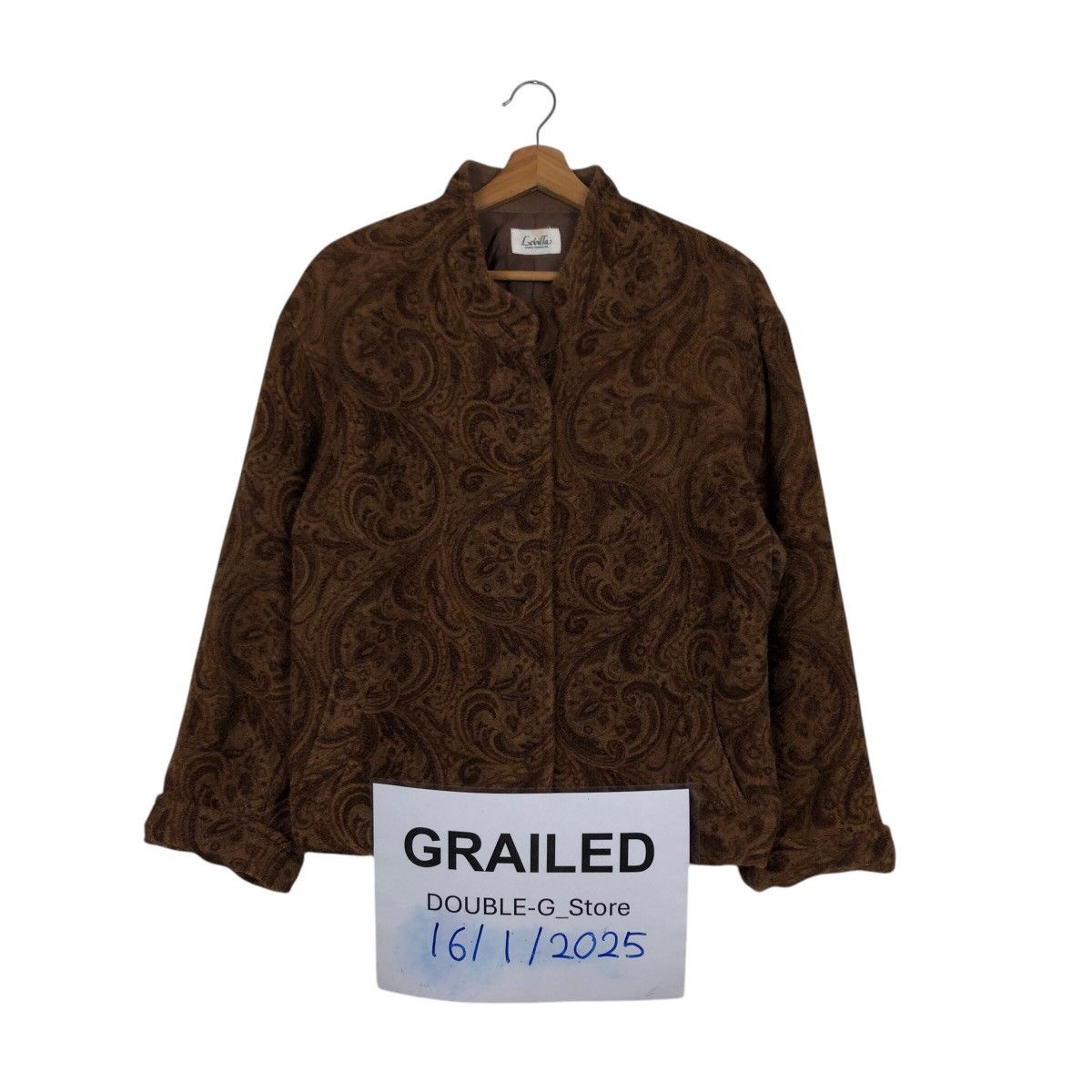 Japanese Brand Cropped Wool Biker Jacket Levilla Navajo Design IsseyMiyake Size US M / EU 48-50 / 2 - 1 Thumbnail