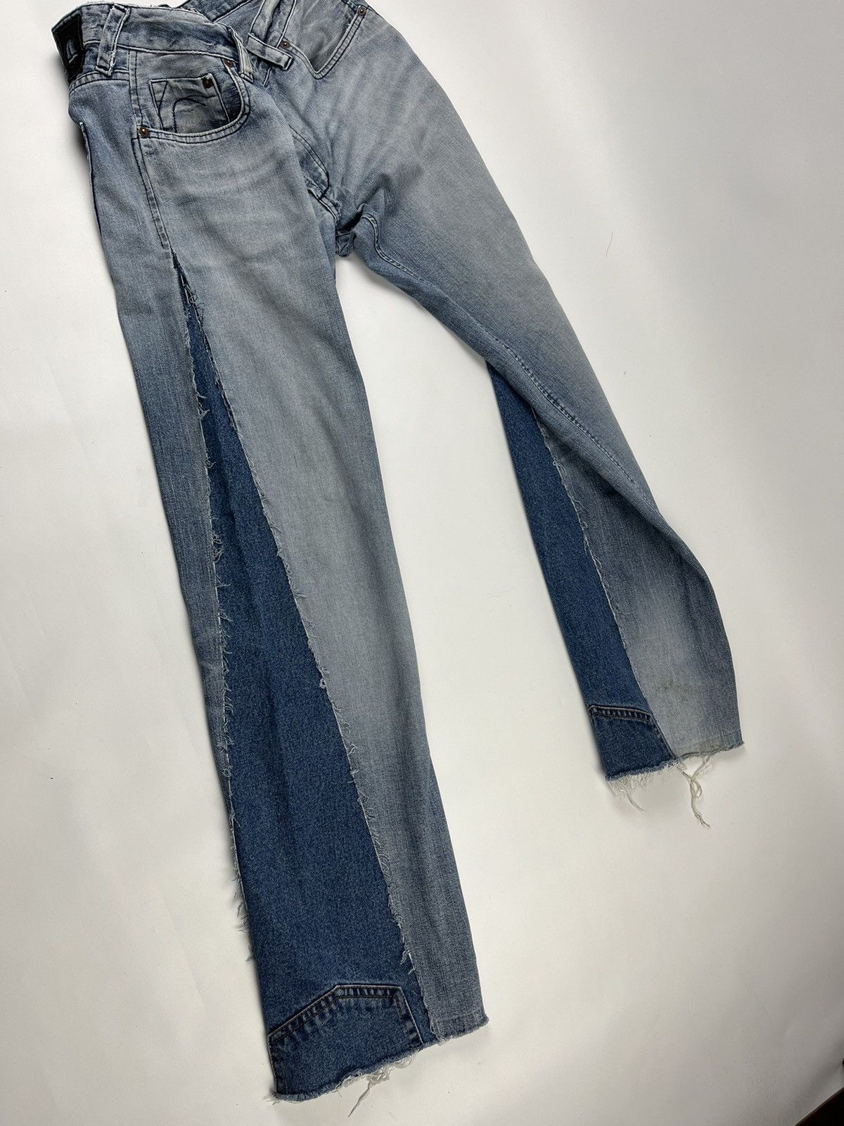 Handmade Handmade custom denim jeans flared pants reworked grunge Size US 34 / EU 50 - 12 Thumbnail