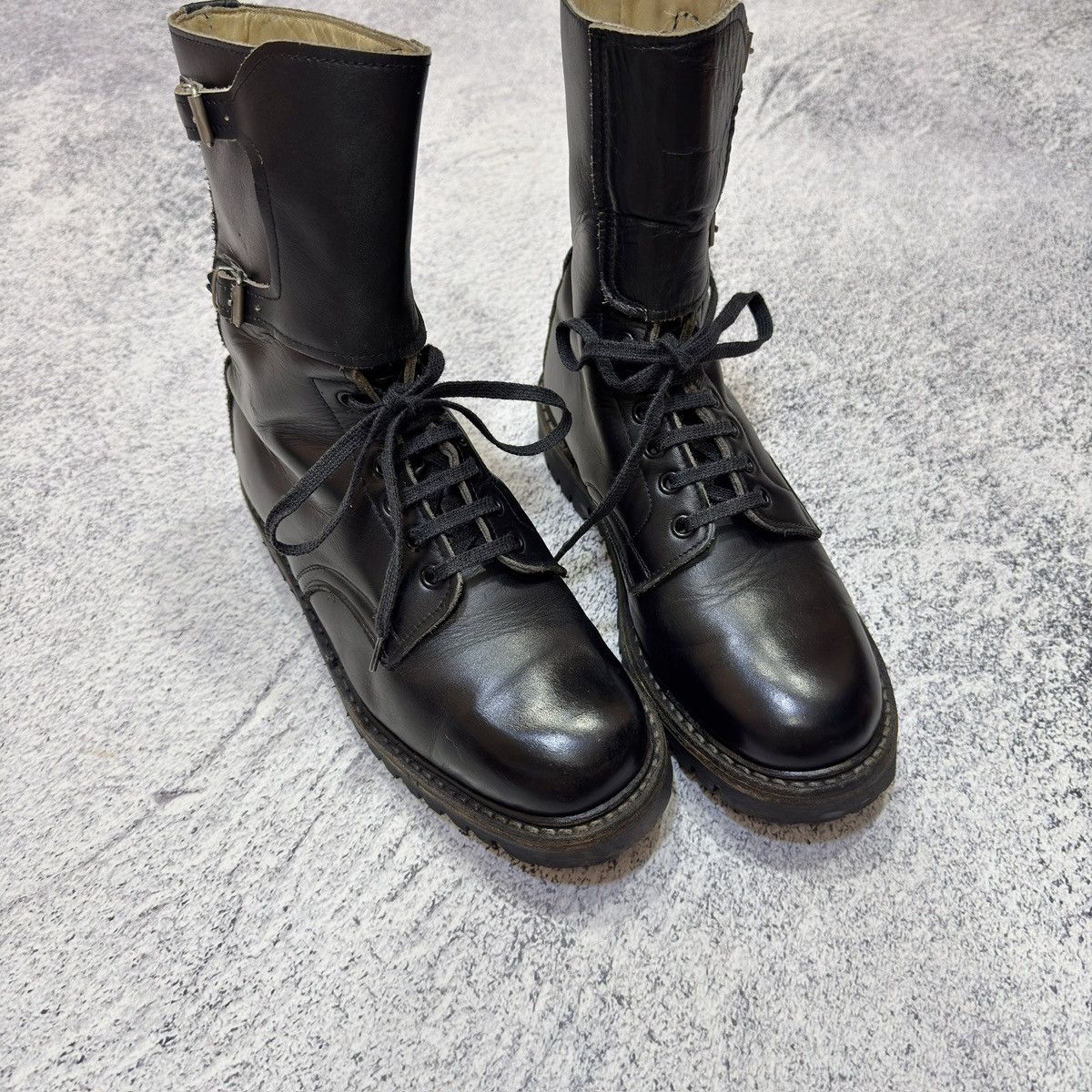 Handmade × Vintage Vintage Army Boots Italy Pirelli 90s US8 UK7 EU41 26cm Size US 8 / EU 41 - 3 Thumbnail