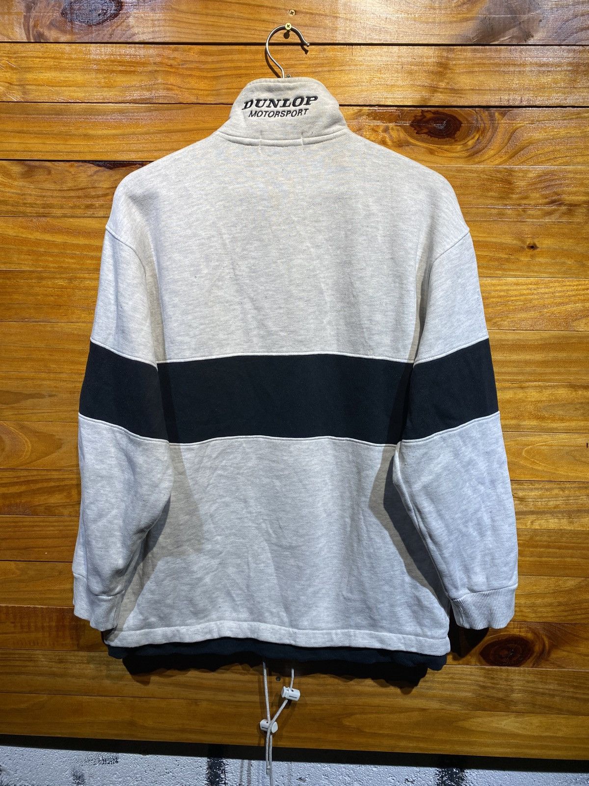 Dunlop Vintage Dunlop Motorsport Half-Zip Sweatshirt 90s Style Size US L / EU 52-54 / 3 - 8 Thumbnail