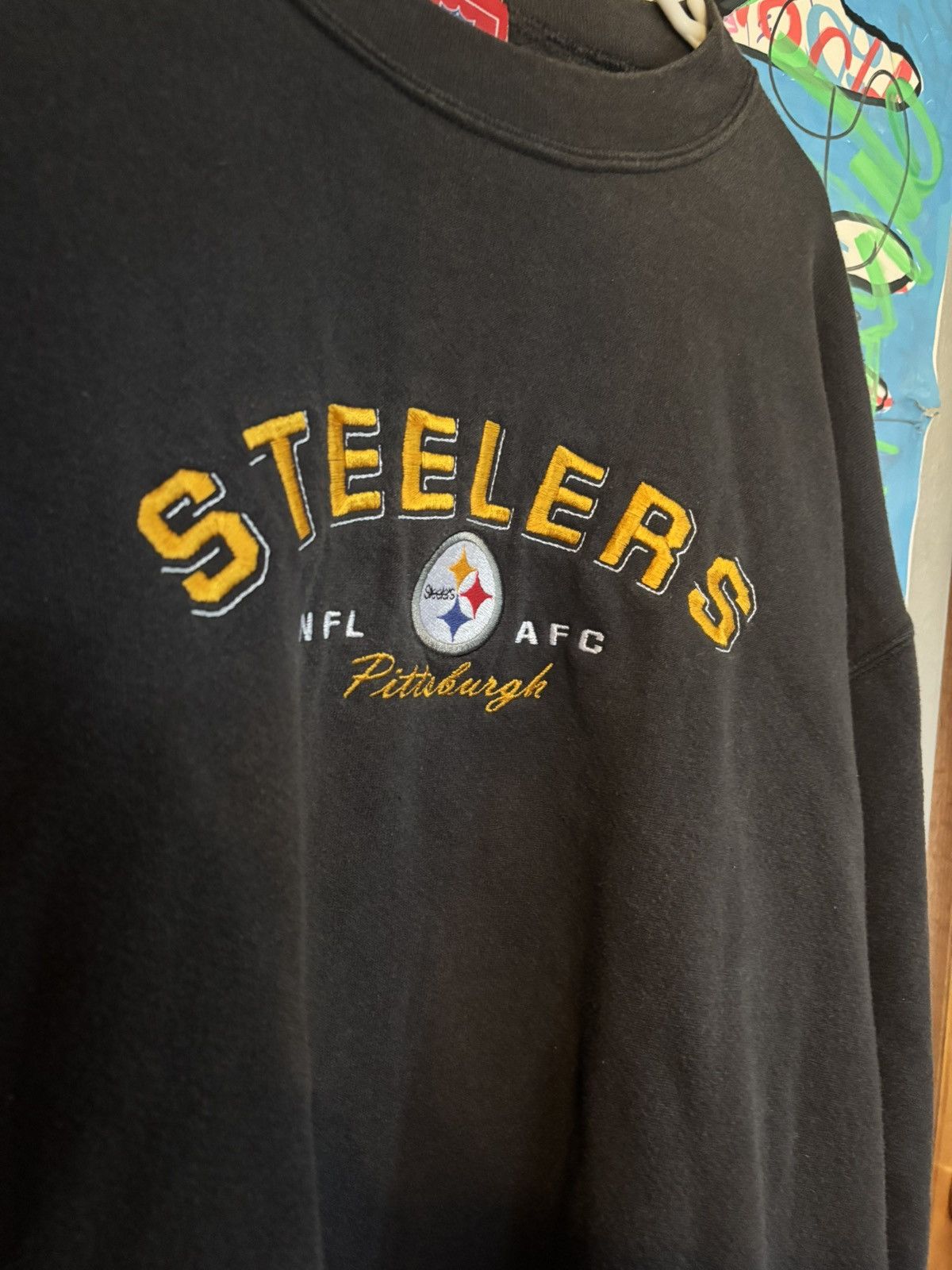 NFL Vintage Pittsburgh Steelers Embroidered Crewneck Size US L / EU 52-54 / 3 - 2 Thumbnail