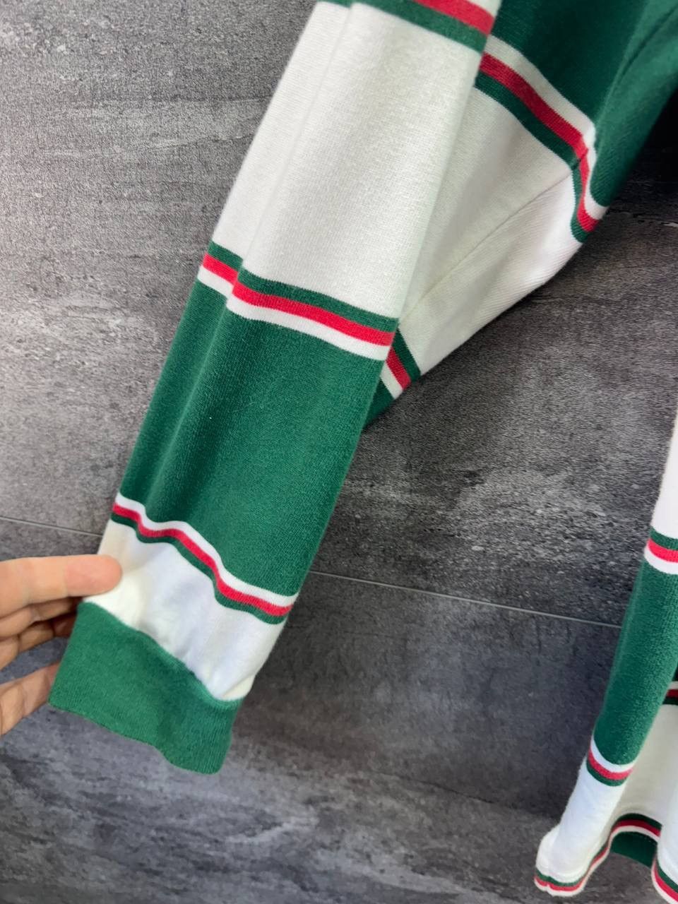 Cotton Traders Leicester Tiger Jersey Rugby Shirt Green White Cotton Trader Size US L / EU 52-54 / 3 - 11 Thumbnail