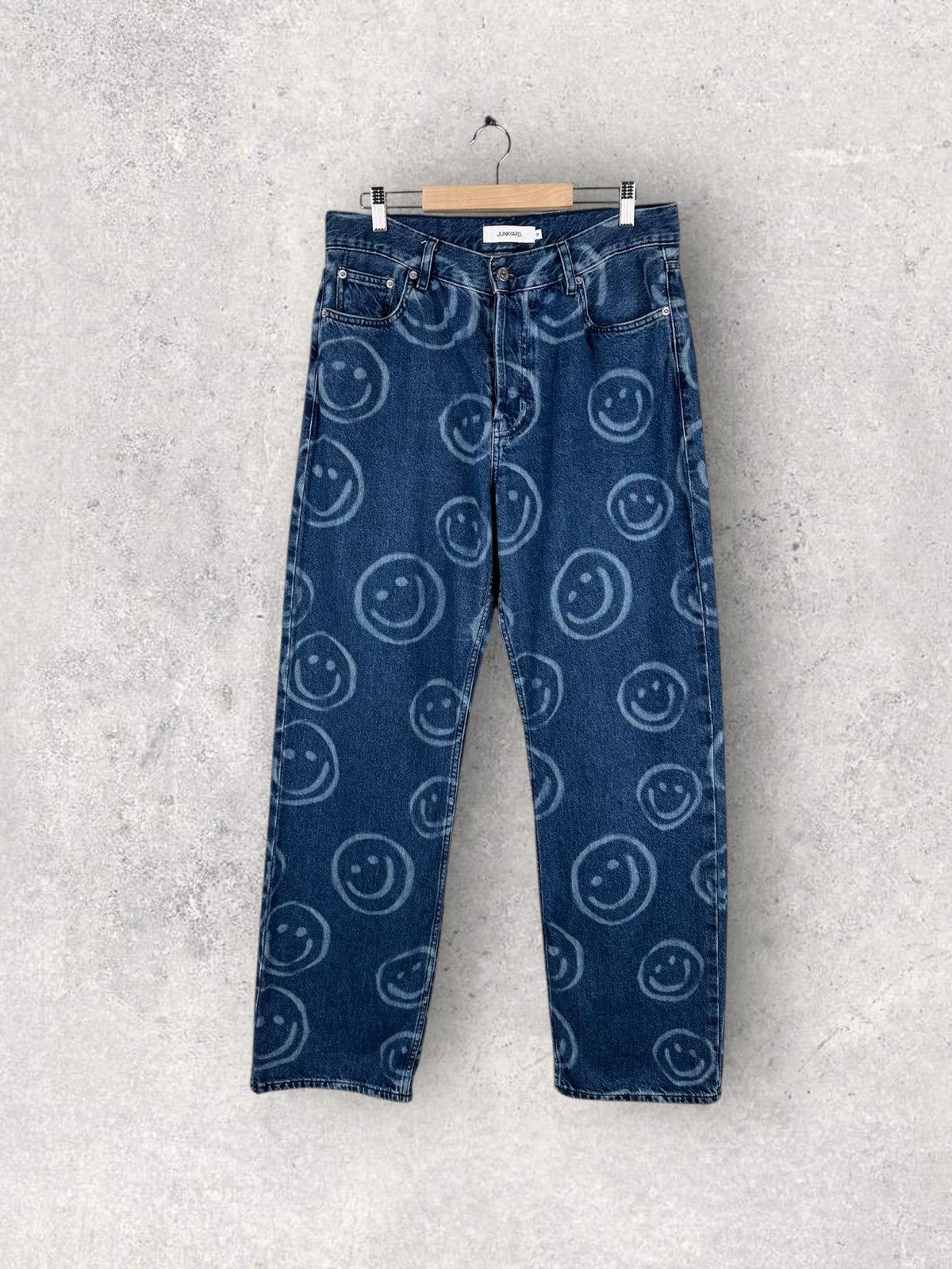 Other Junkyard Wonderwall Smile Baggy Jeans Size US 31 - 1 Thumbnail
