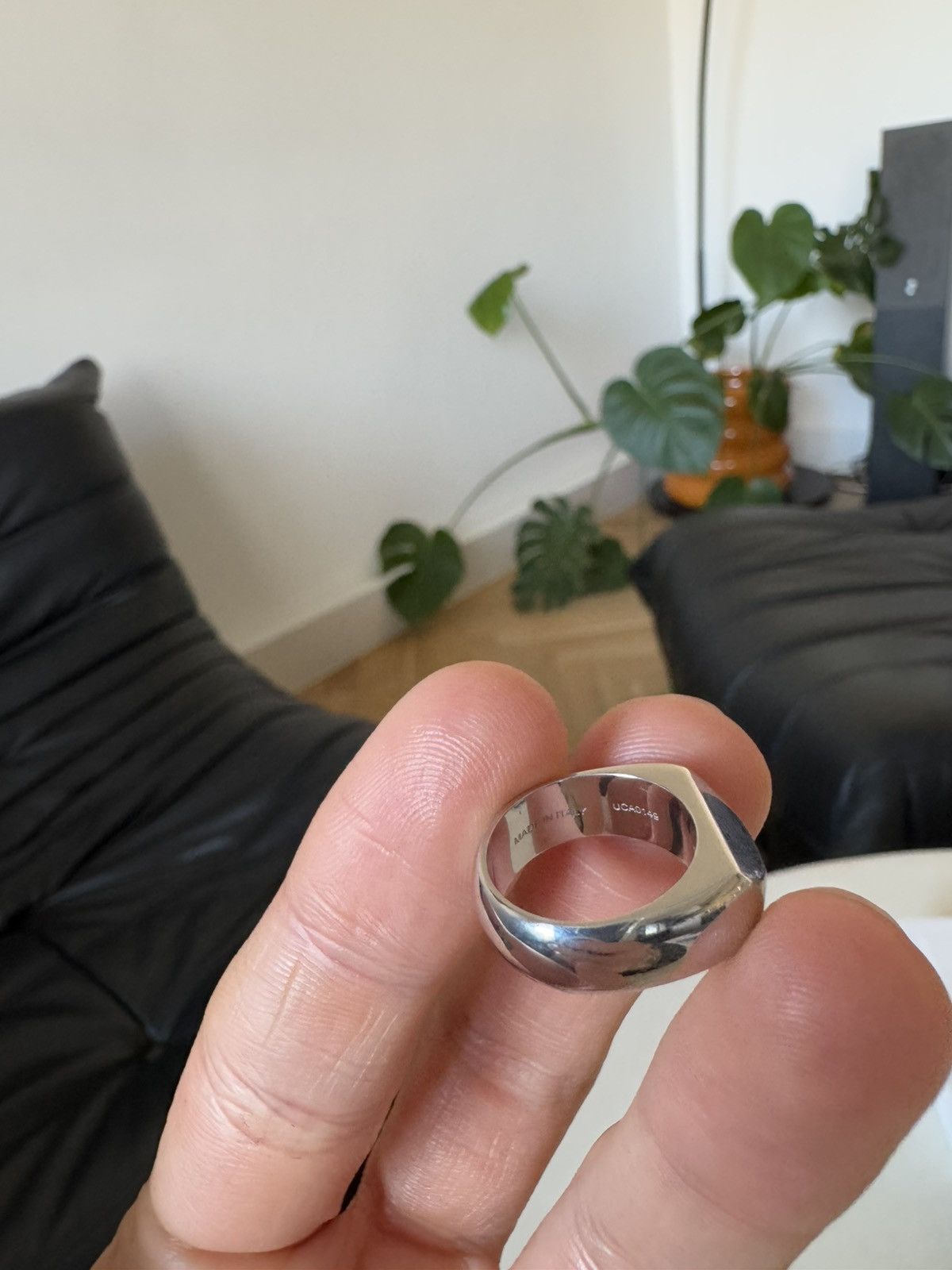 Celine Celine Sleek Modern Silver Ring Designer Luxury Rare unisex Size ONE SIZE - 4 Thumbnail