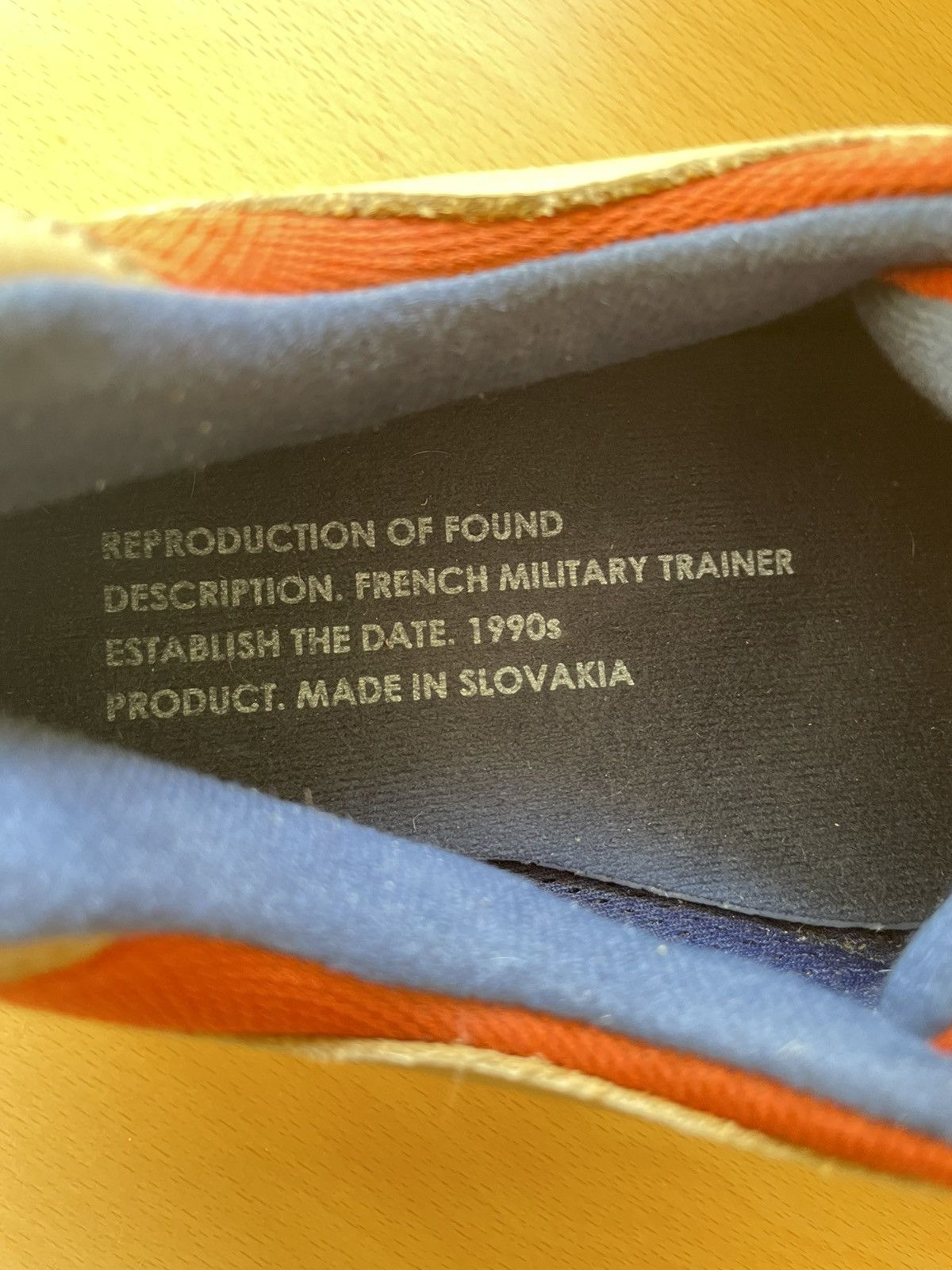Reproduction of Found Reproduction of Found 1500 French Military Trainer Size US 9 / EU 42 - 7 Thumbnail