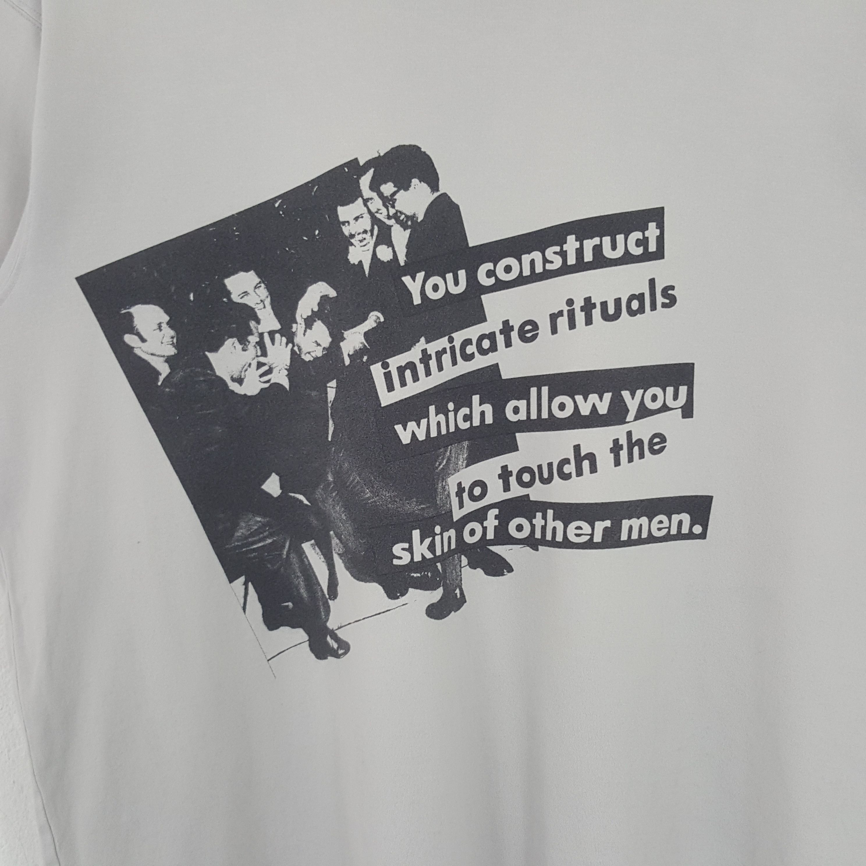 Barbara Kruger × Japanese Brand × Vintage Vintage Barbara Kruger Japanese Brand Art Design Tshirt Size US L / EU 52-54 / 3 - 2 Thumbnail