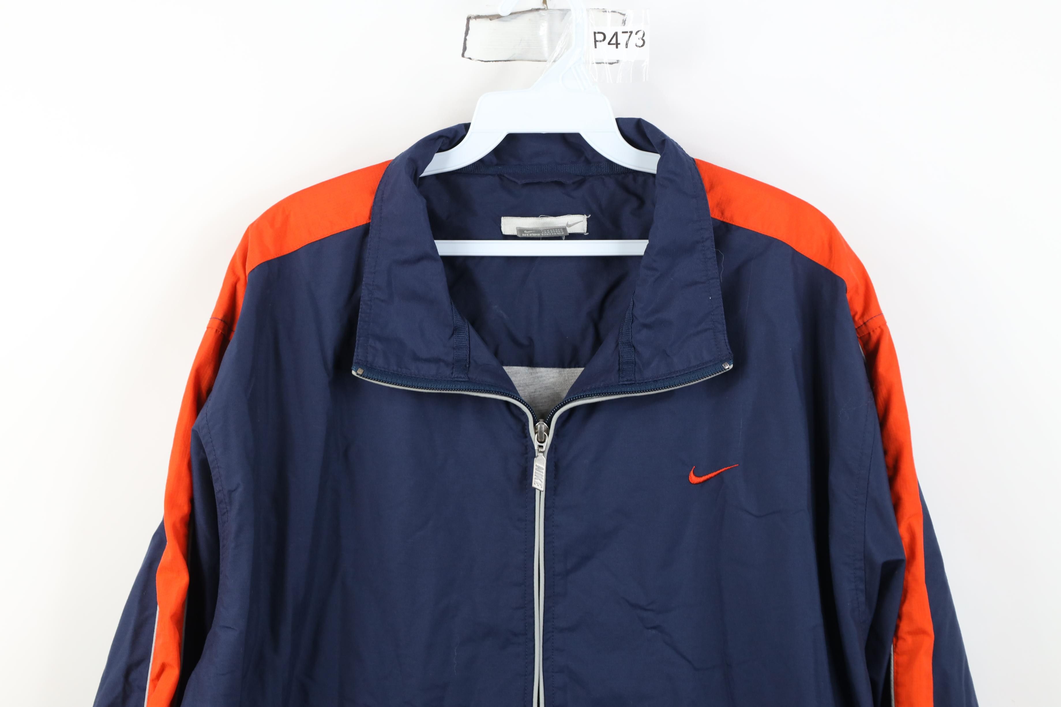Nike Vintage Y2K Nike Scott Mini Swoosh Lined Windbreaker Jacket Size US L / EU 52-54 / 3 - 2 Thumbnail