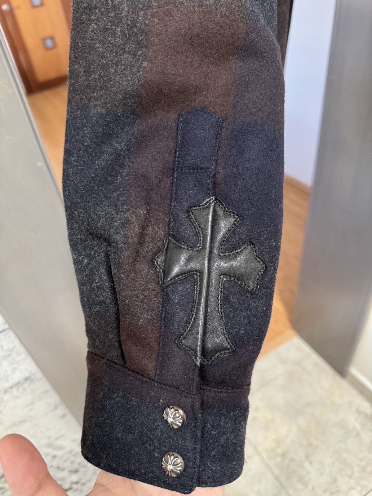 Chrome Hearts Vintage Chrome hearts workdog flannel with patches Size US M / EU 48-50 / 2 - 10 Thumbnail