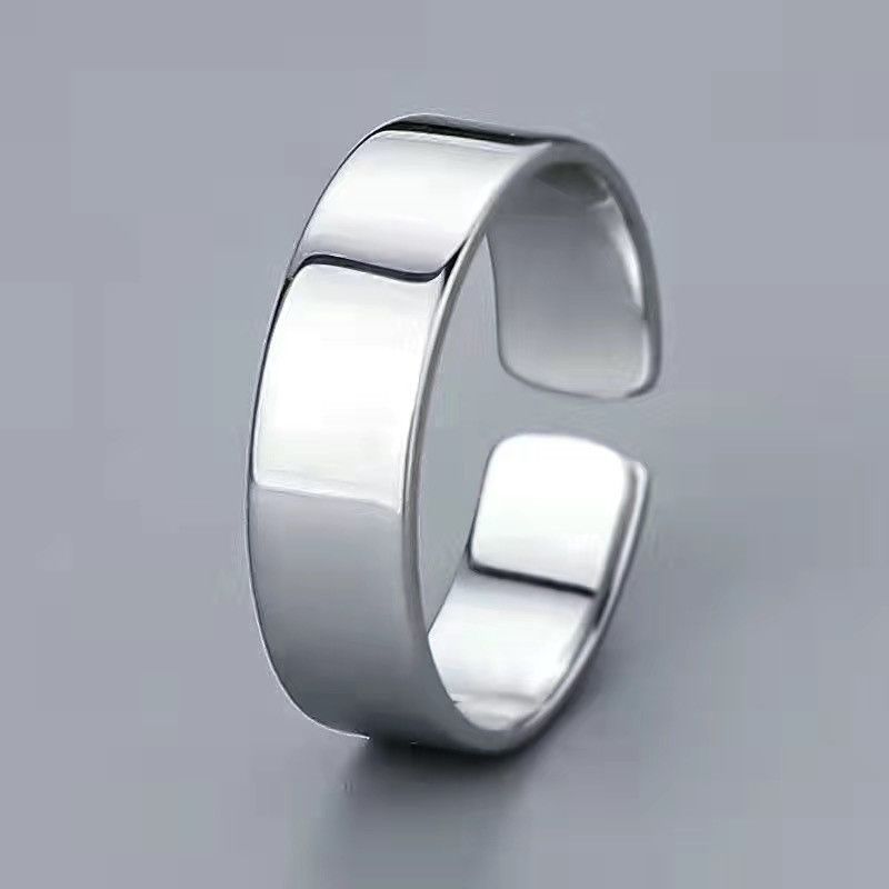 Jewelry New Trend Jewelry Rings Open Size Chrome Ring (Size 7-13) Size ONE SIZE - 3 Thumbnail