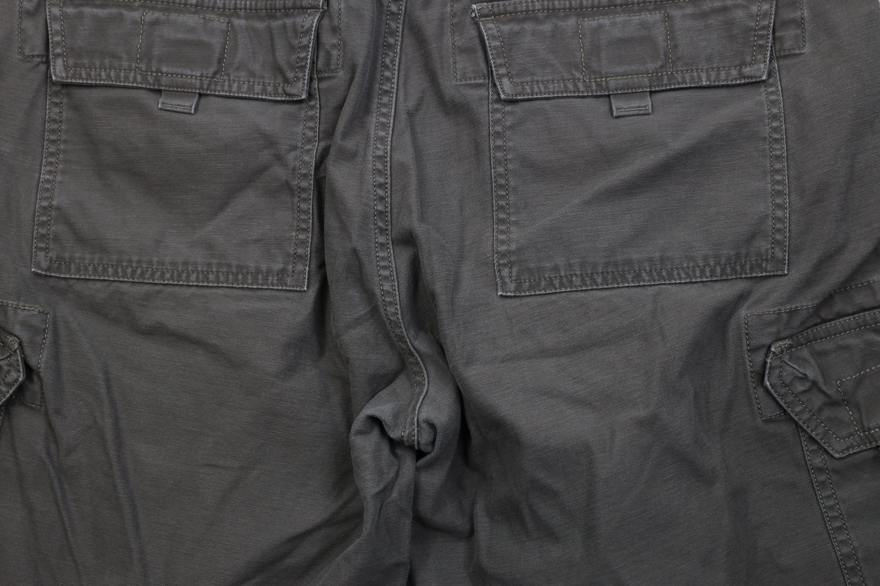 The North Face Vintage The North Face Heavyweight Cargo Shorts Green Cotton Size US 36 / EU 52 - 10 Thumbnail