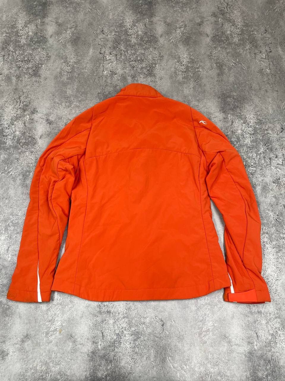 KJUS Kjus Women Softshell Jacket Windproof Fleece Lined Orange Size L / US 10 / IT 46 - 8 Thumbnail