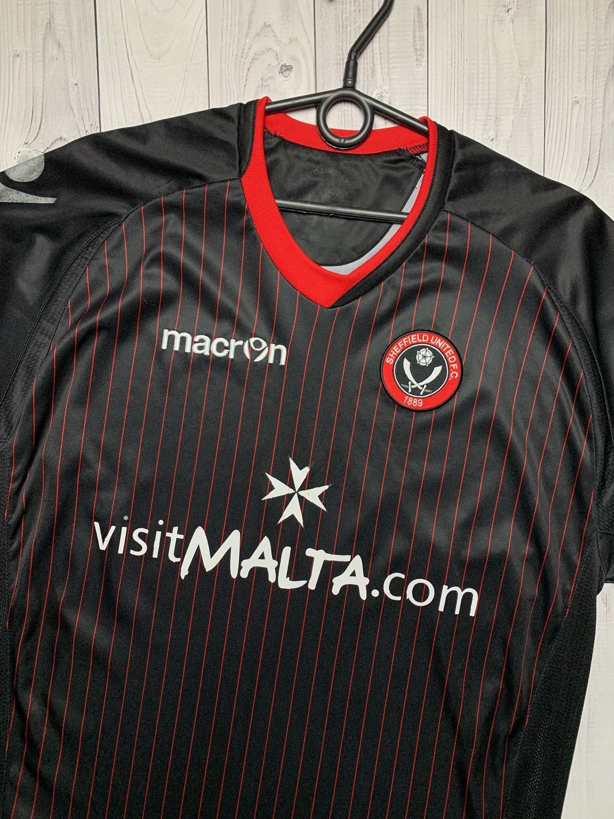 Vintage Vintage Sheffield United soccer jersey away black size L Size US L / EU 52-54 / 3 - 2 Thumbnail