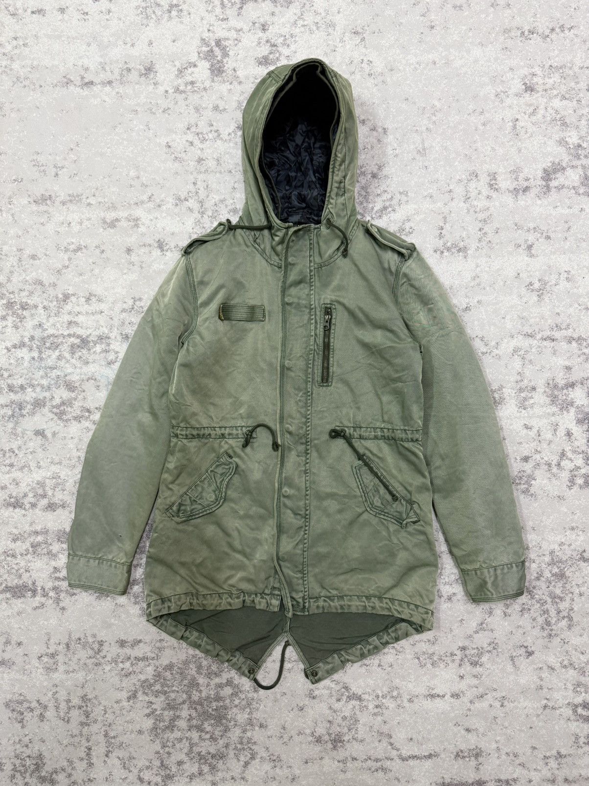 Vintage Vintage Last Word Fishtail Double Breasted Quilted Parka Size US S / EU 44-46 / 1 - 3 Thumbnail