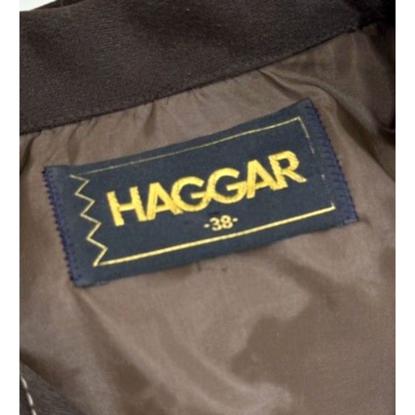 Haggar HAGGAR Shirt Jacket Mens 38 Brown Leisure Vintage EXCELLENT Size US M / EU 48-50 / 2 - 3 Thumbnail