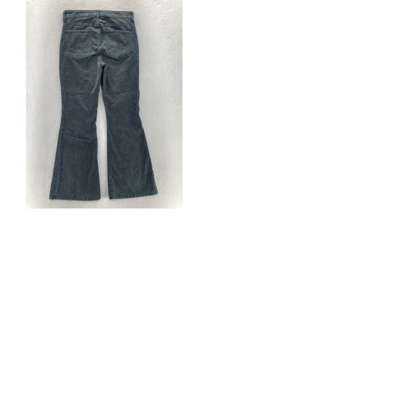 American Eagle Outfitters American Eagle Outfitters Corduroy Pants Women's 8 Gray Stretch Flared Button Fly Boho Y2K Size 30" / US 8 / IT 44 - 9 Thumbnail