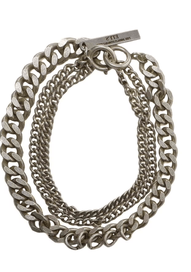 Yohji Yamamoto Yohji Yamamoto 6-WAY CURVED CHAIN BRACELET NECKLACE Size ONE SIZE - 9 Thumbnail