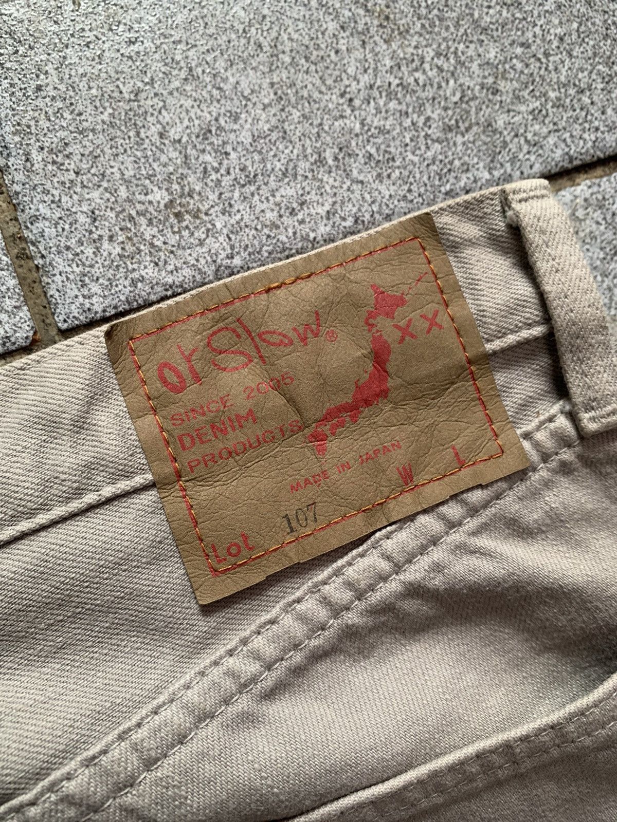 Orslow Orslow Lot 107 Denim Pants IVY Fit Light Gray Size US 28 / EU 44 - 4 Thumbnail