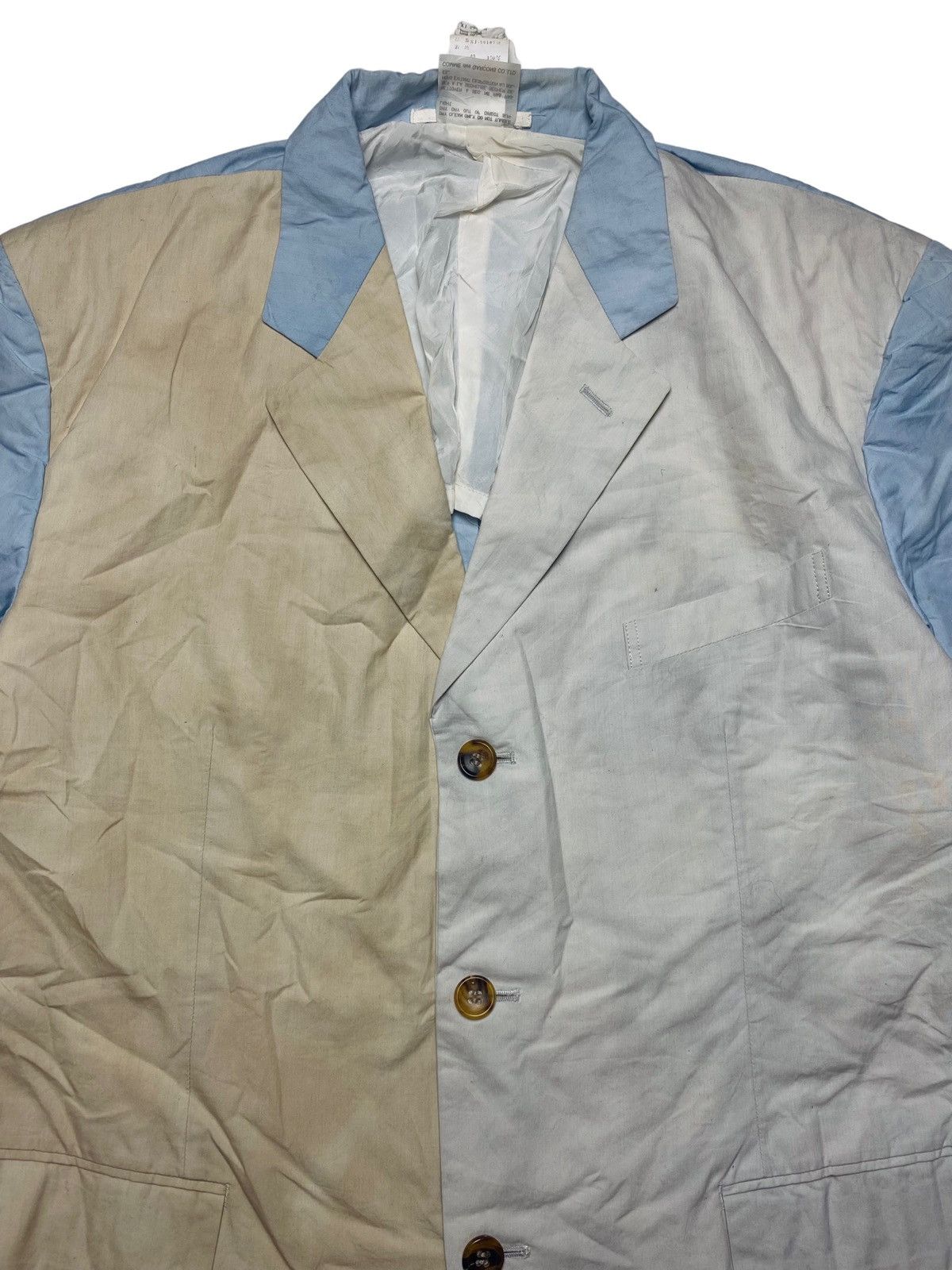 Comme des Garcons Homme Plus AW 1989/1990 CDGHP+ Archive Two Tone Blazer Size US L / EU 52-54 / 3 - 7 Thumbnail