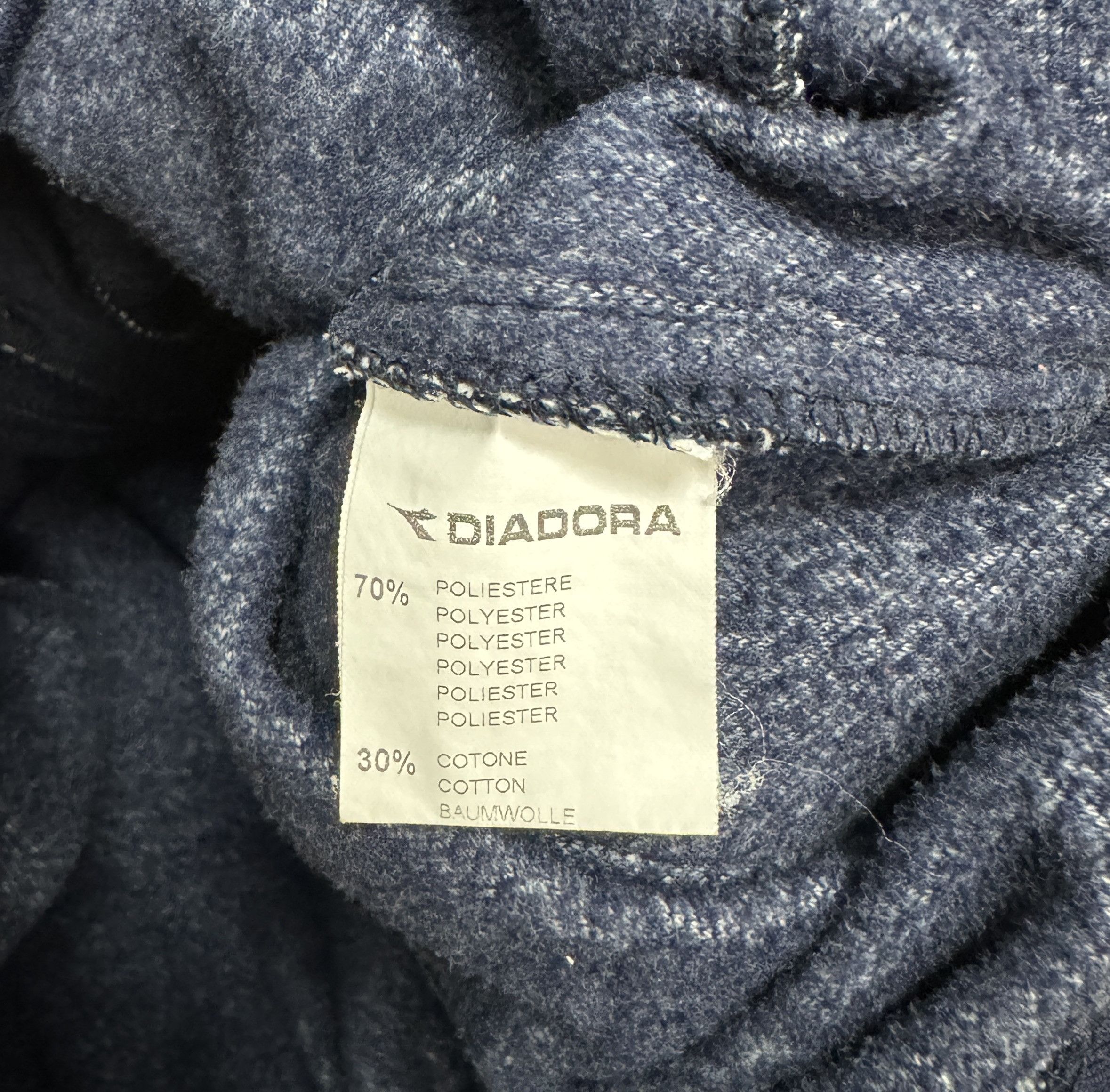 Diadora SSC Napoli Diadora 2000 2001 Track Jacket Full Zip Size L Size US L / EU 52-54 / 3 - 6 Thumbnail