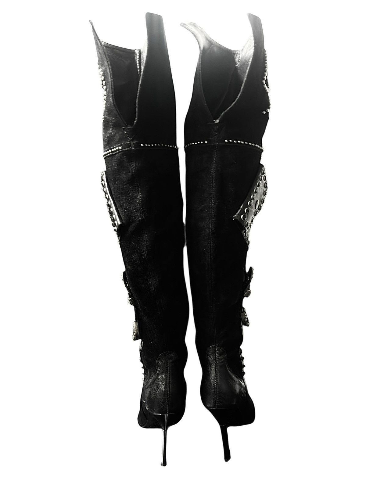 Cowboy Equipment Vintage El Dantes over-the-knee high boots Size 37 Size US 7 / IT 37 - 8 Thumbnail