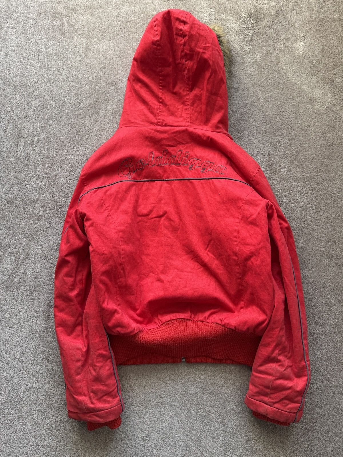 Japanese Brand Y2K Golddigga Faux Fur Jacket Playboi Carti Style Archive Size US M / EU 48-50 / 2 - 4 Thumbnail