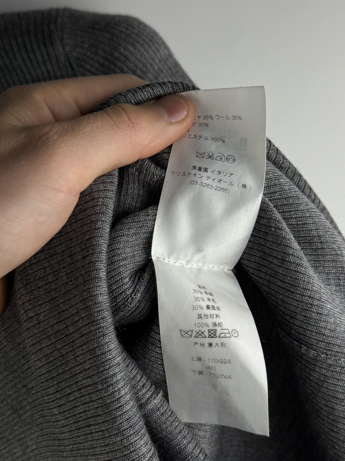 Dior Vintage Christian Dior Turtleneck / Cardigan Size S / US 4 / IT 40 - 8 Thumbnail