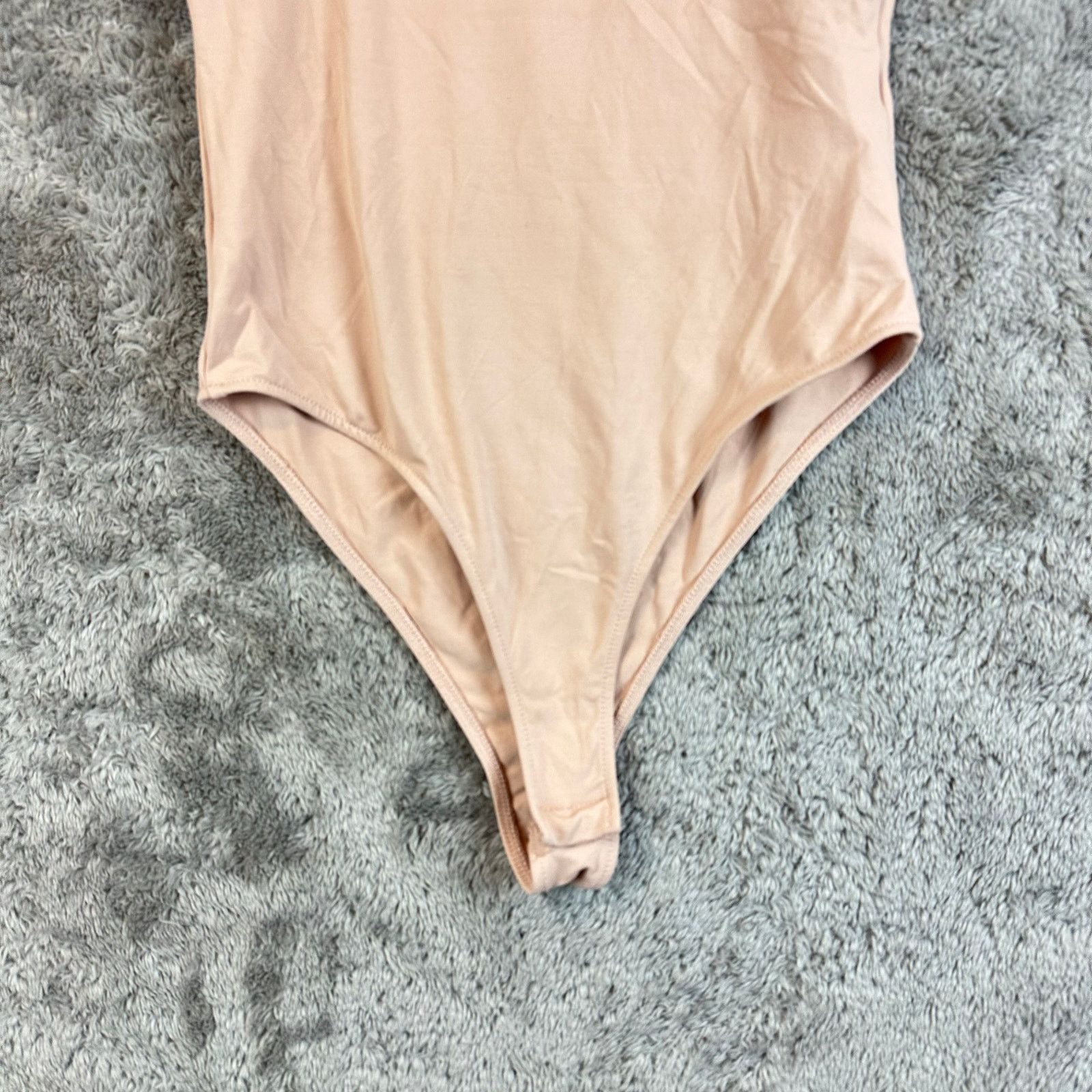 Zara Zara Nude Beige High Neck Sleeveless Halter Bodysuit S Small Size S / US 4 / IT 40 - 4 Thumbnail
