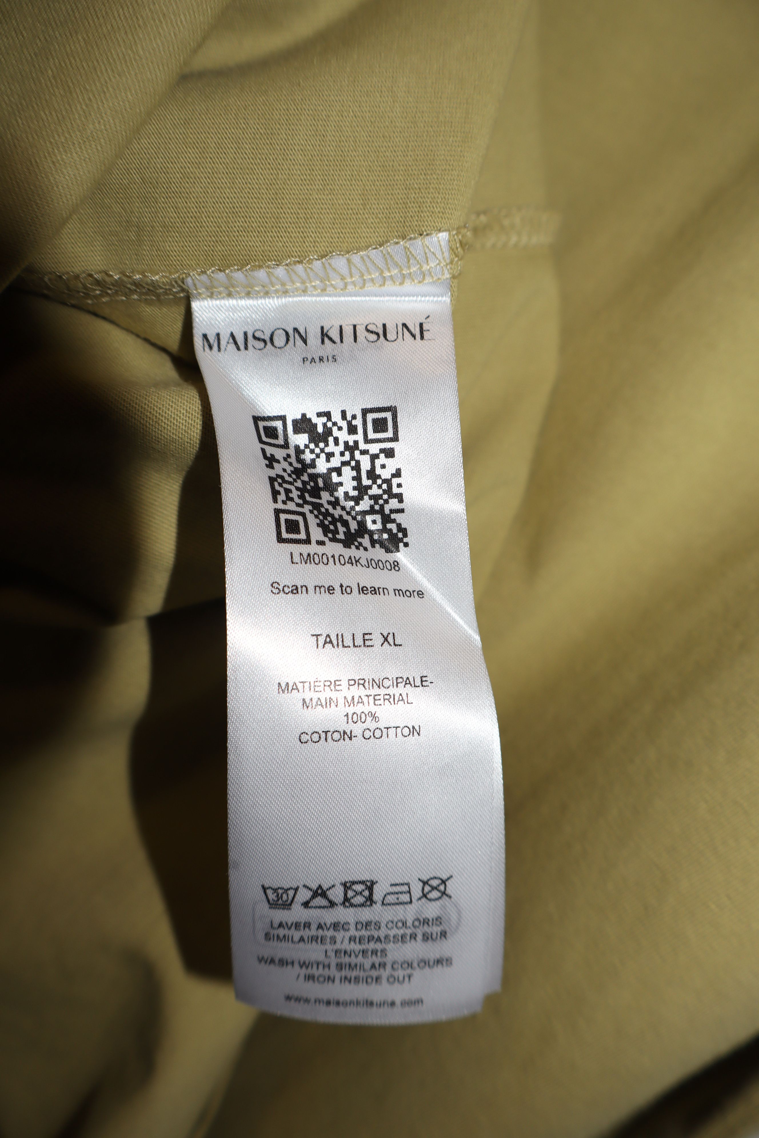 Maison Kitsune FOX HEAD PATCH COMFORT TEE SHIRT Size US XL / EU 56 / 4 - 5 Thumbnail