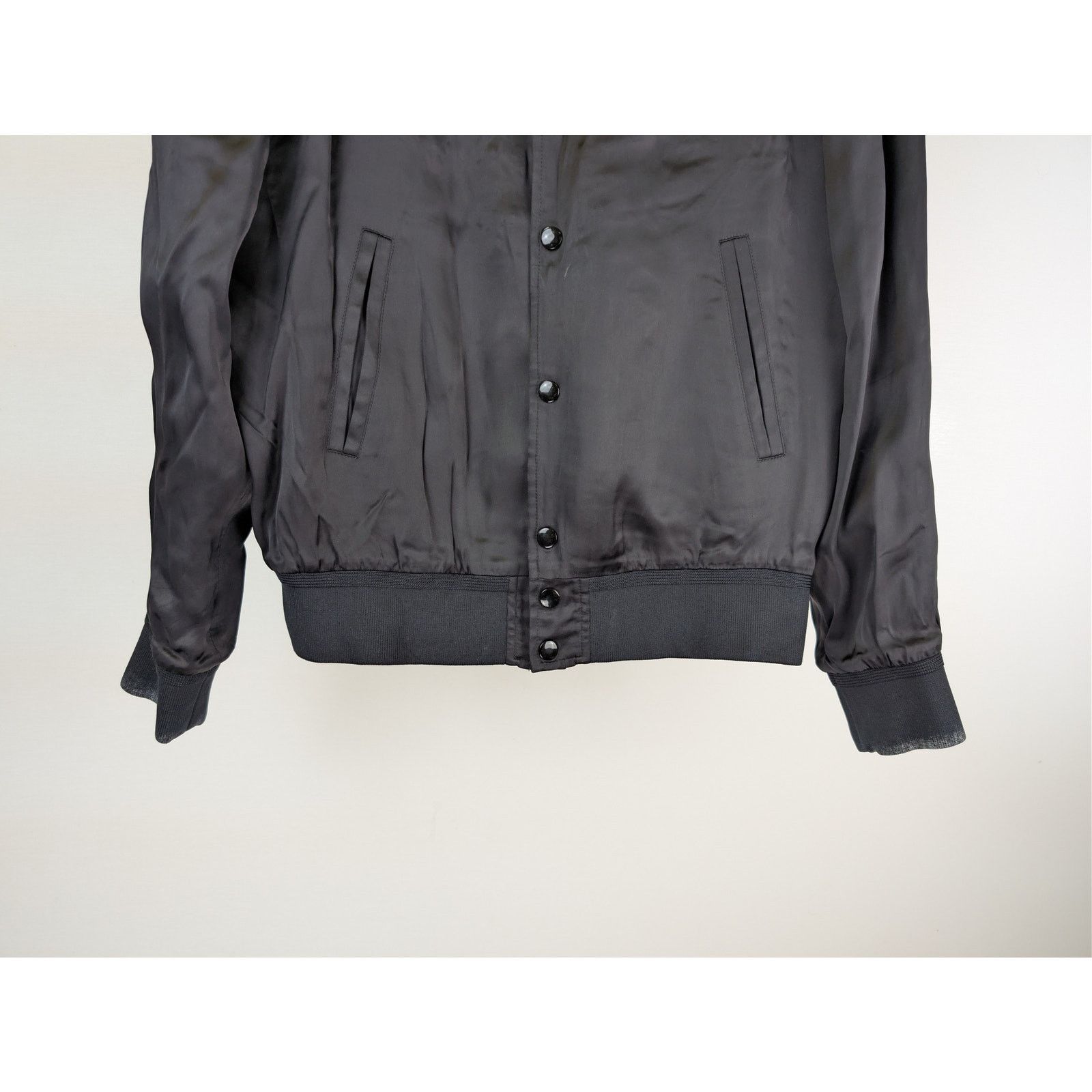 Saint Laurent Paris o1rshd1 CC20 "Moonlight on the Water" teddy jacket in black Size US M / EU 48-50 / 2 - 5 Thumbnail