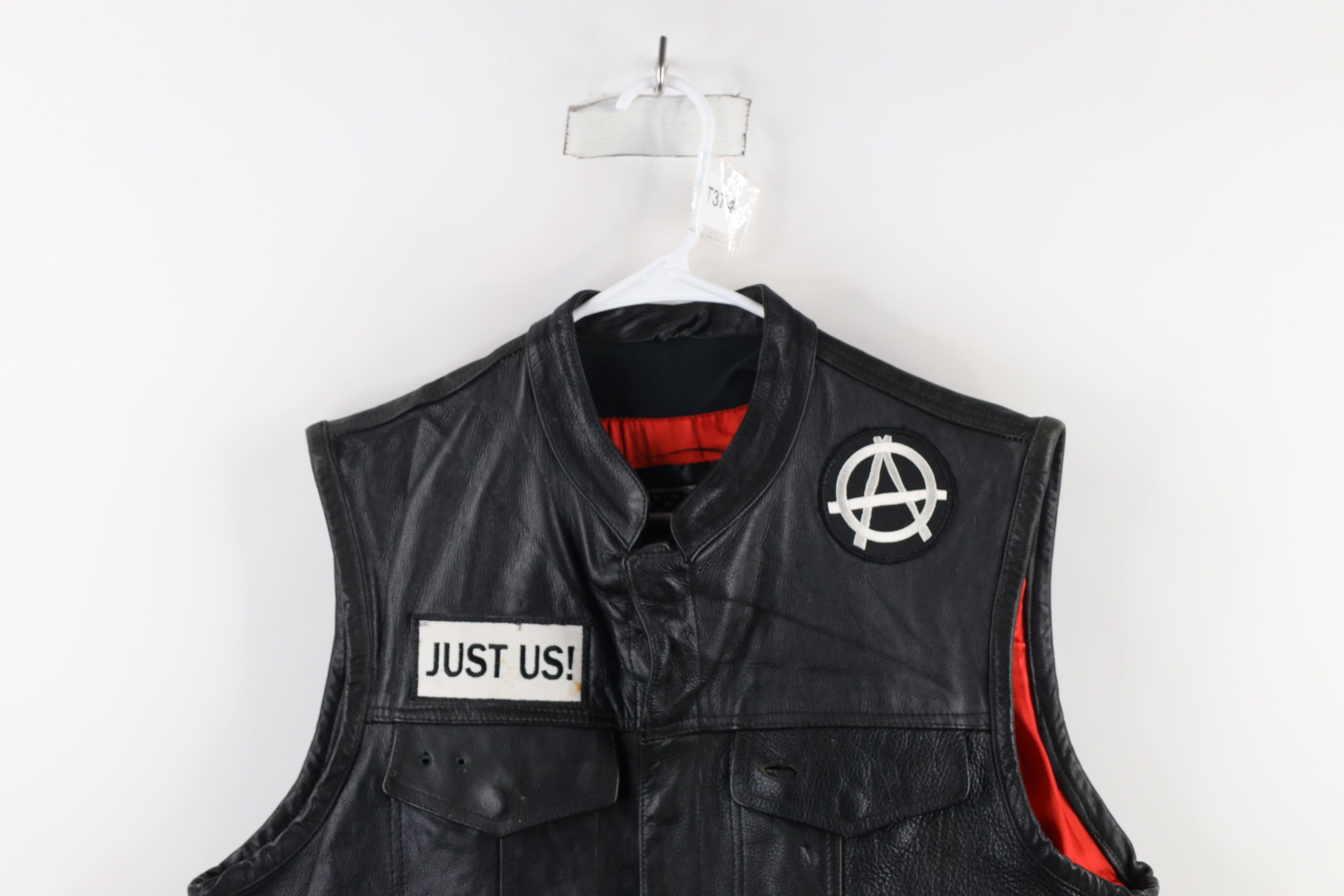 Vintage Vintage 90s Streetwear Brotherhood of Bikers Leather Vest Size US XL / EU 56 / 4 - 2 Thumbnail