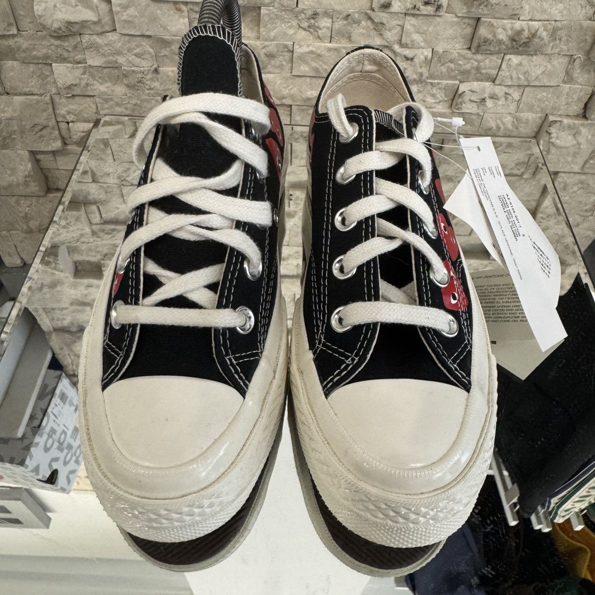 Comme des Garcons CDG PLAY x Converse Display Sneakers READ DESCRIPTION Size US 5 / EU 37 - 6 Thumbnail