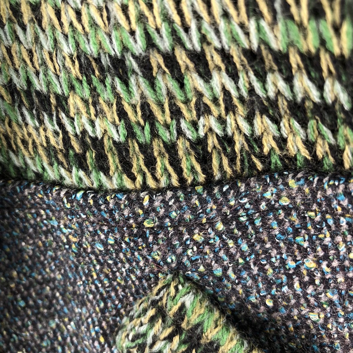 Japanese Brand Vintage 90's Knit Wool Jacket Button up Size S / US 4 / IT 40 - 9 Thumbnail