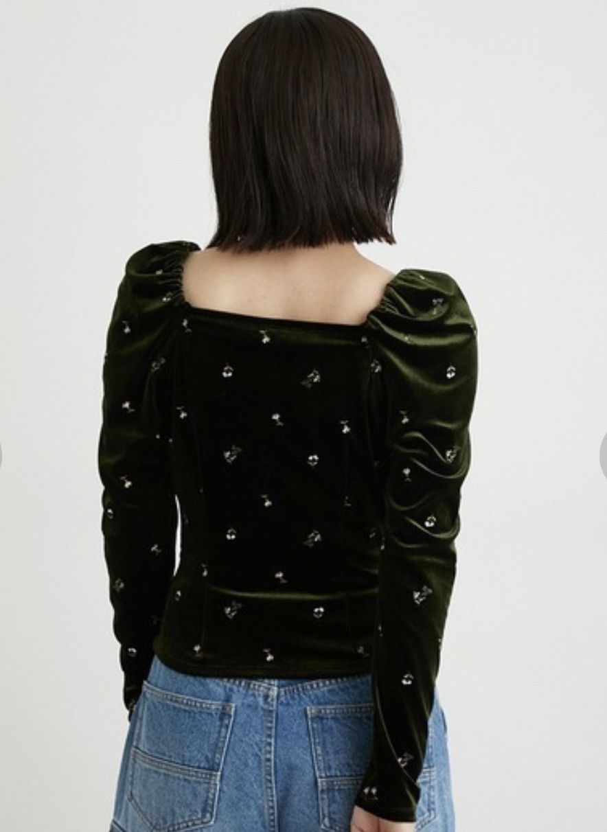 Japanese Brand Vintage-Style Embroidered Knit Top - Japan Exclusive Size S / US 4 / IT 40 - 8 Thumbnail