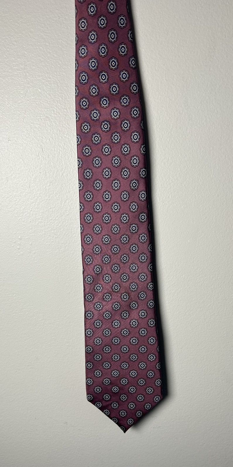 Christian Dior Monsieur VTG Christian Dior Monsieur Silk Neck Tie Geometric Size ONE SIZE - 2 Thumbnail